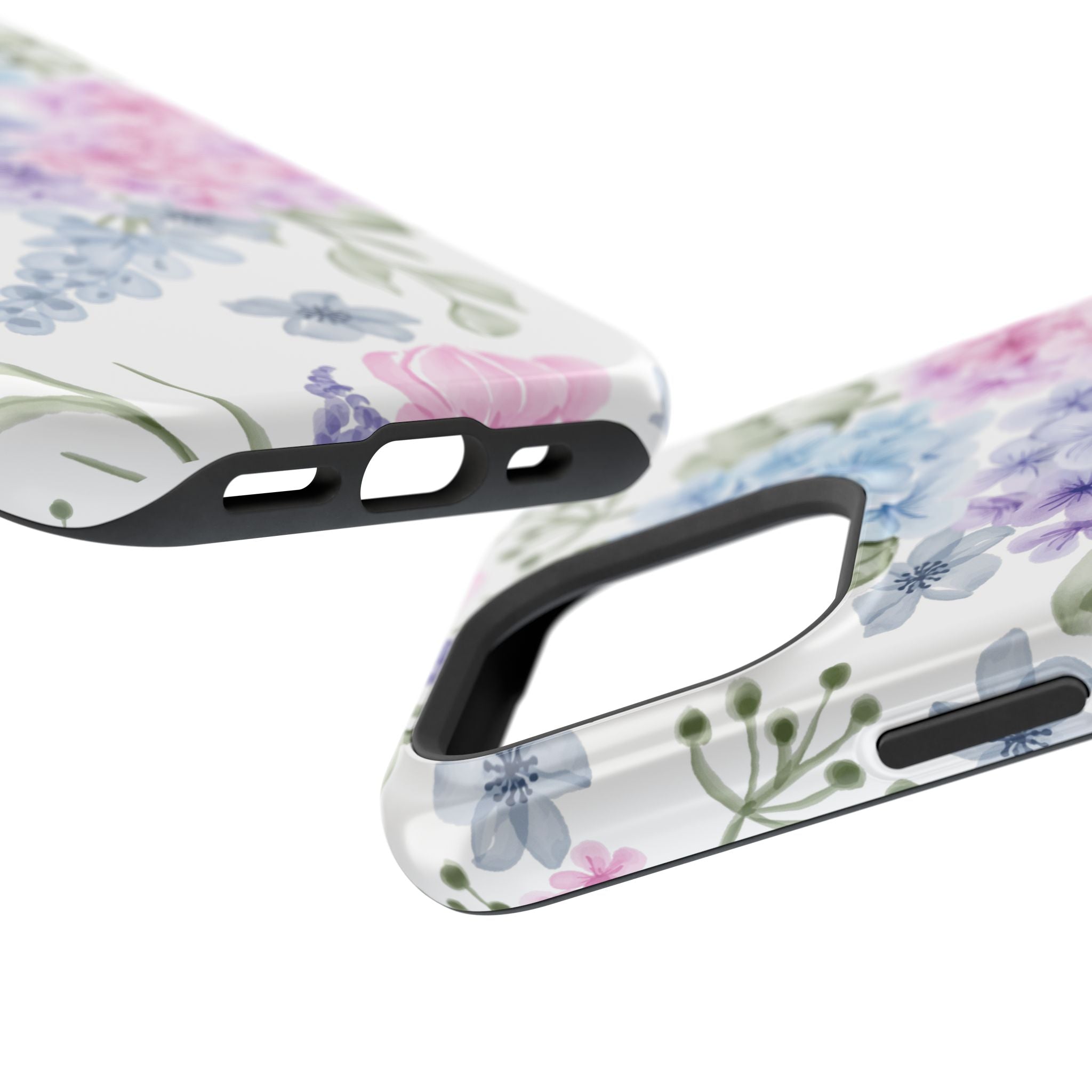 Customizable: Floral Hydrangea Impact-Resistant Phone Case