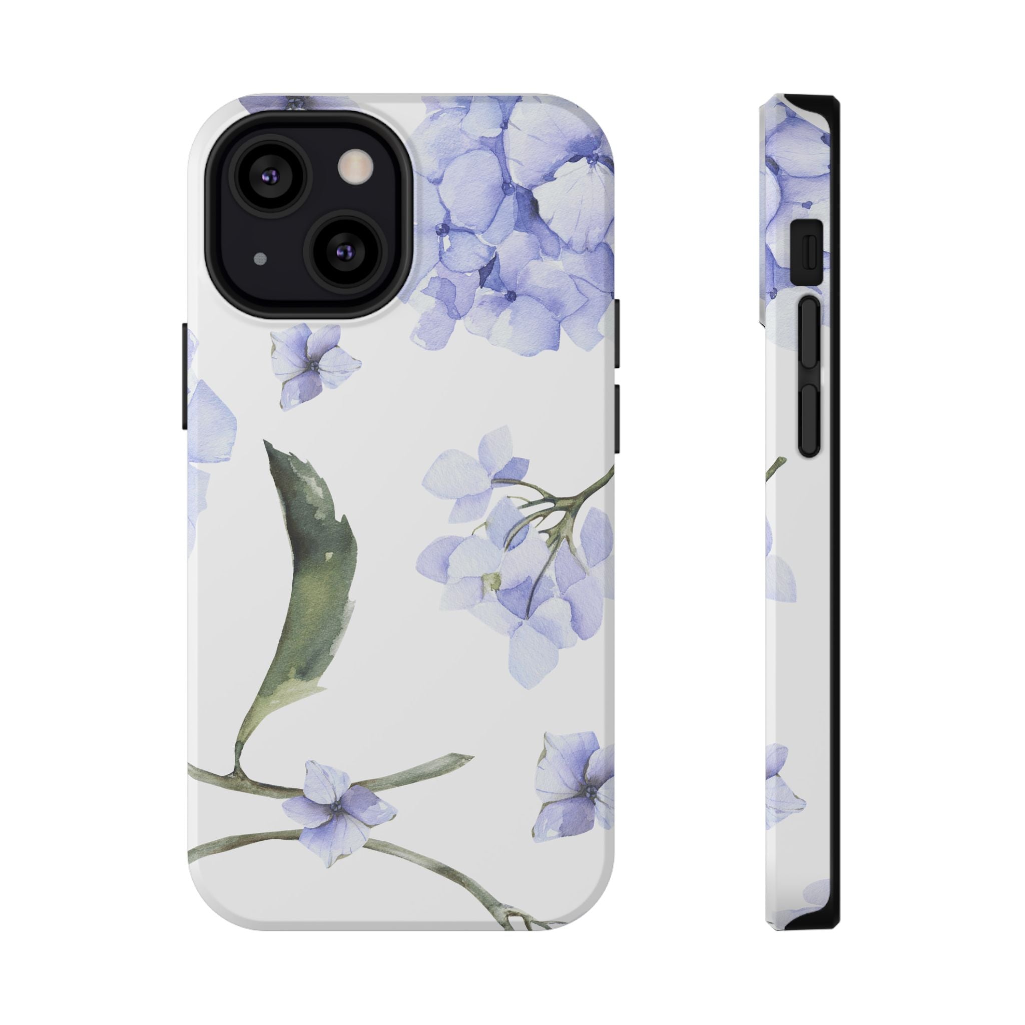 Customizable: Floral Purple Hydrangea Impact-Resistant Phone Case