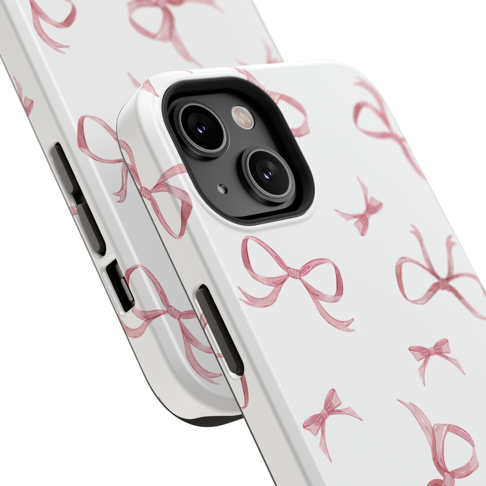 Customizable: Coquette Bow Stylish Impact-Resistant Phone Case