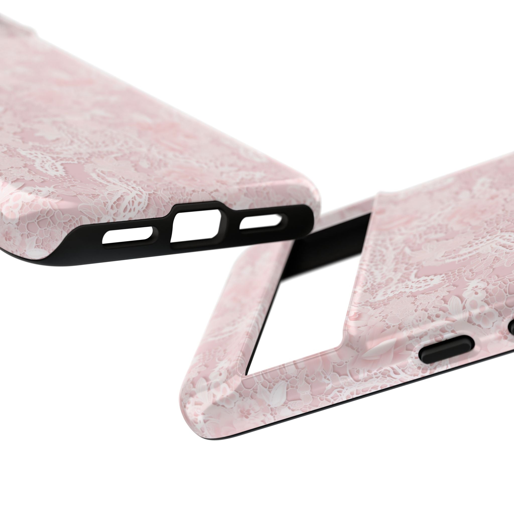 Customizable: Pink Floral Phone Case, Stylish Tough Cases, Unique Gift for Her, Cute Phone Accessories, Floral Tech Cover
