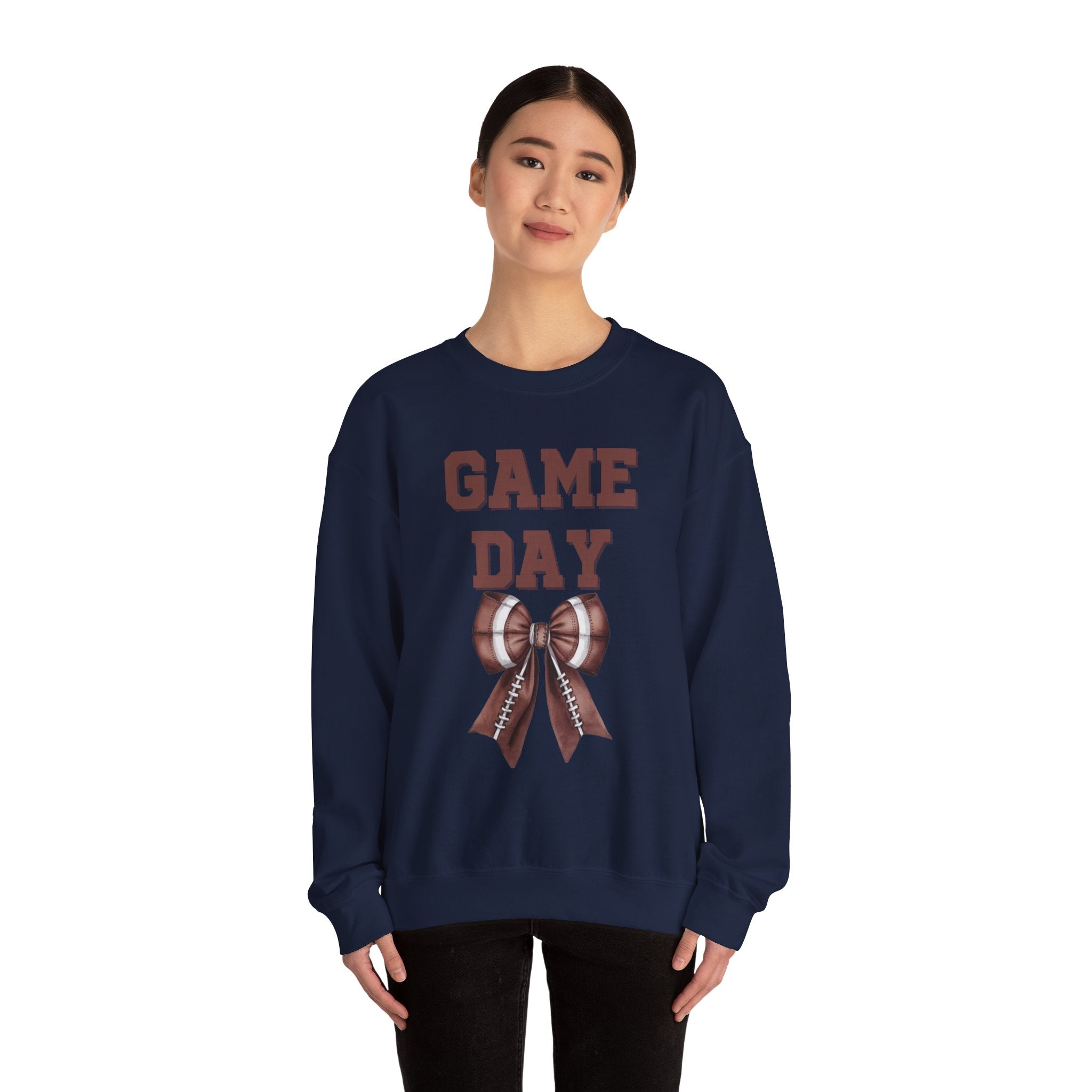 Customizable Brown Game Day Sweatshirt, Sports Apparel, Tailgate Fashion
