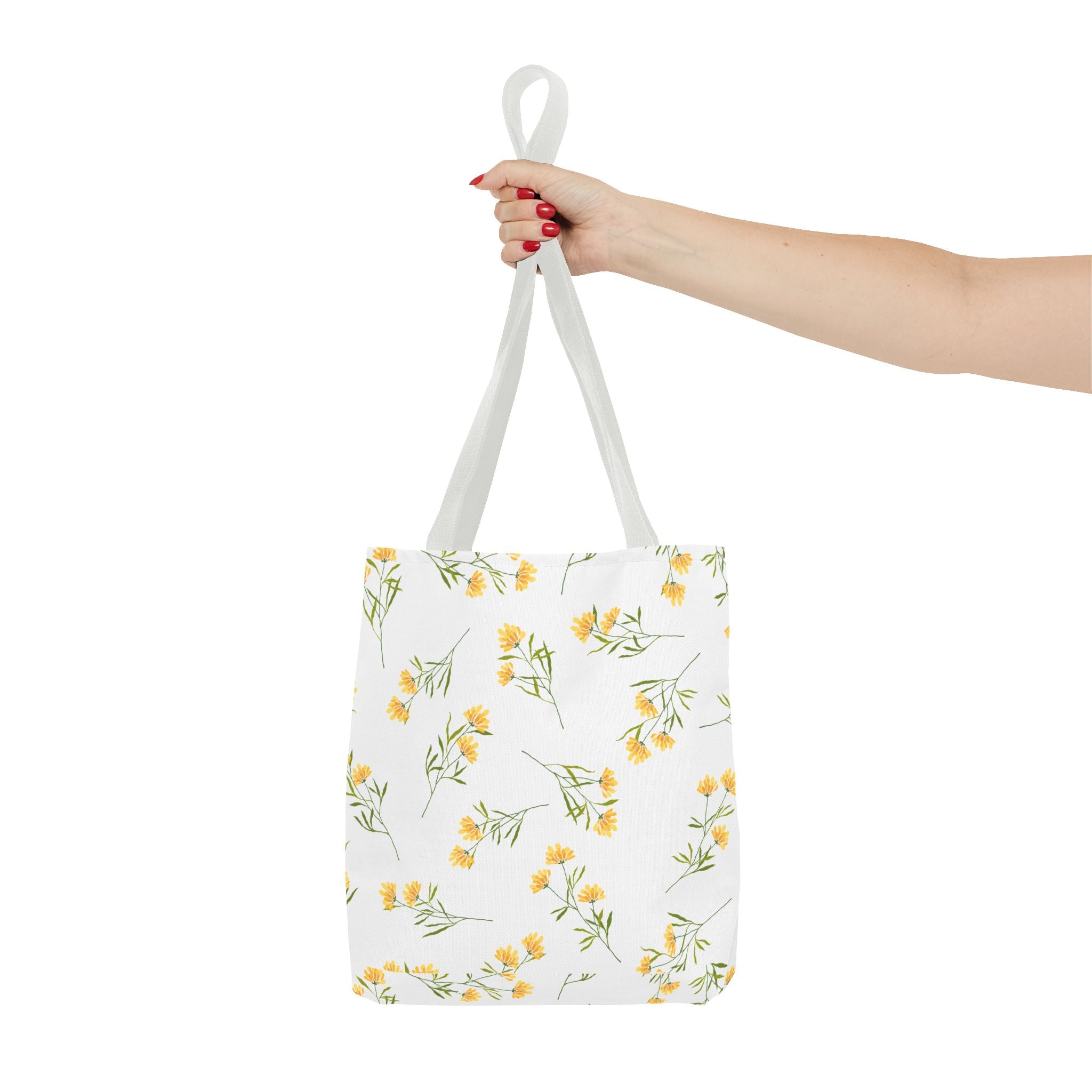Customizable: Yellow Floral Tote Bag