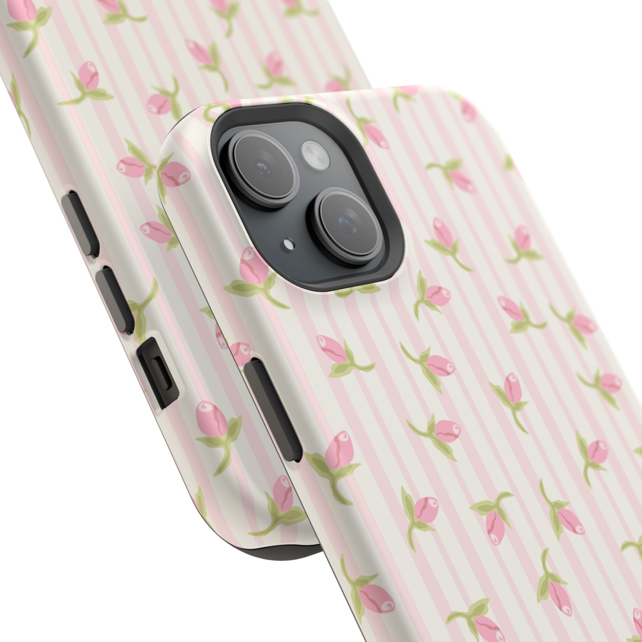 Customizable: Floral Impact-Resistant Phone Case