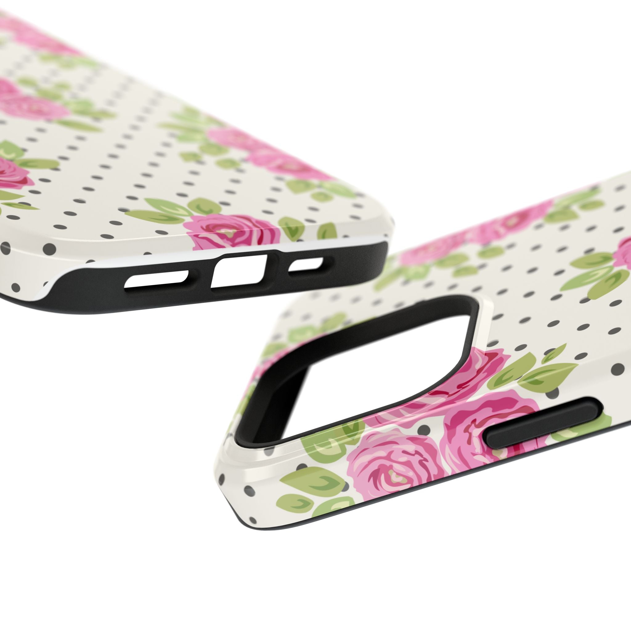 Customizable: Floral Polka Dot Phone Case