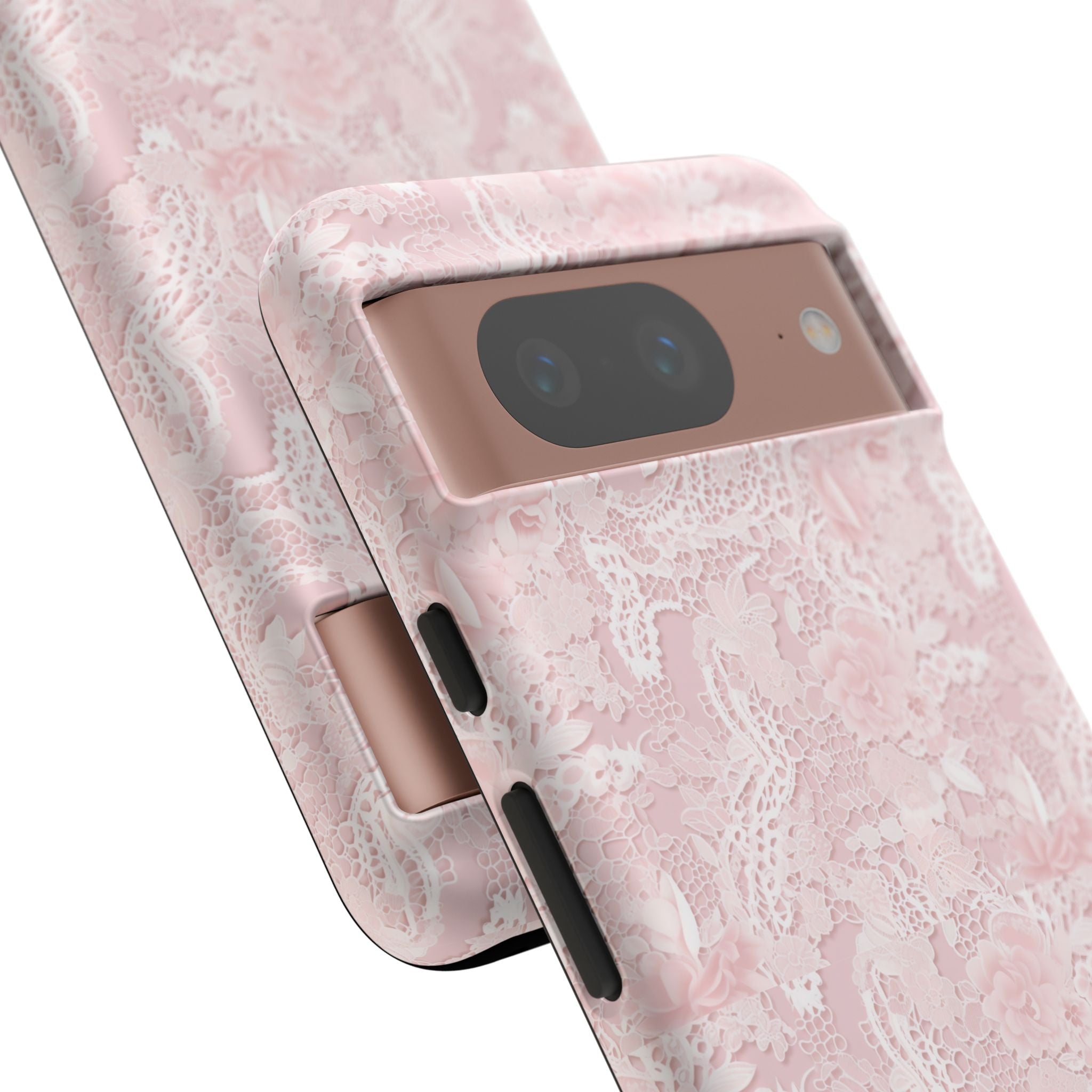 Customizable: Pink Floral Phone Case, Stylish Tough Cases, Unique Gift for Her, Cute Phone Accessories, Floral Tech Cover