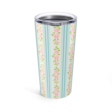 Customizable Floral Tumbler