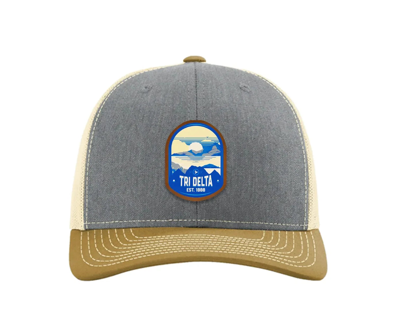 Tri Delta Richardson 112 UV Print Leatherette Patch Trucker Hat - Ventura