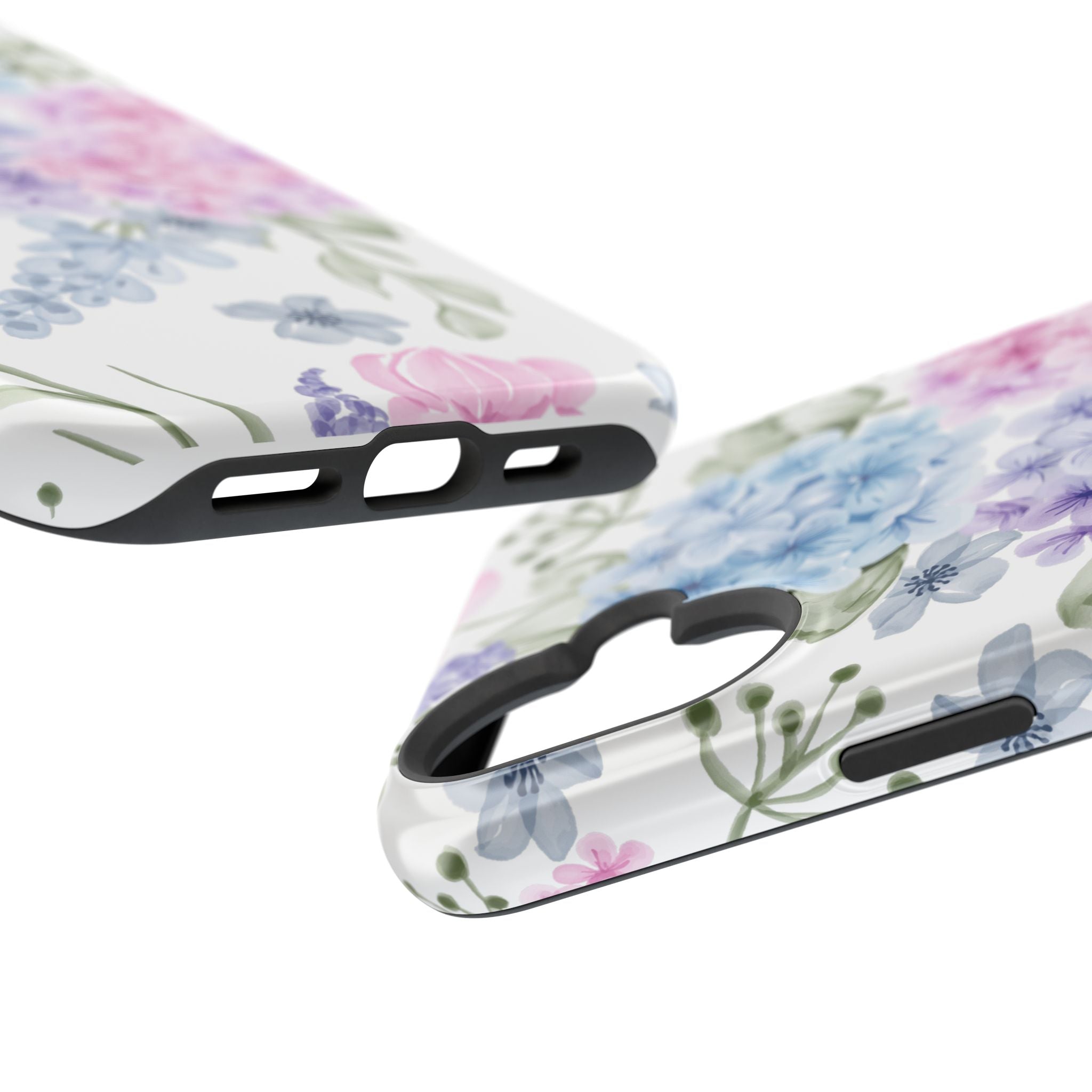 Customizable: Floral Hydrangea Impact-Resistant Phone Case