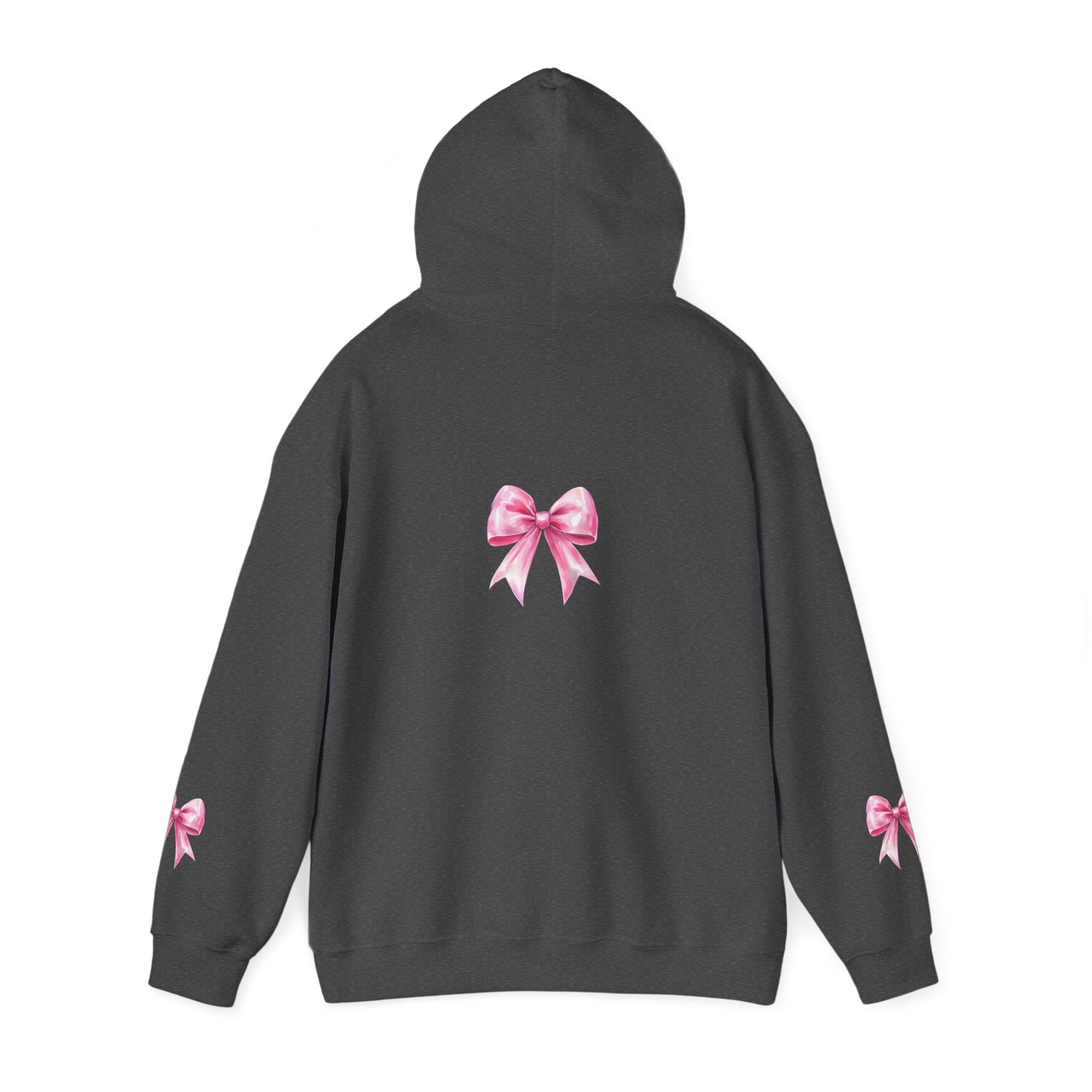 Cheerful Bow Hoodie - Perfect for Cheerleaders, Team Spirit, Dance, Everyday Wear, Gift for Coaches, Cheer Events