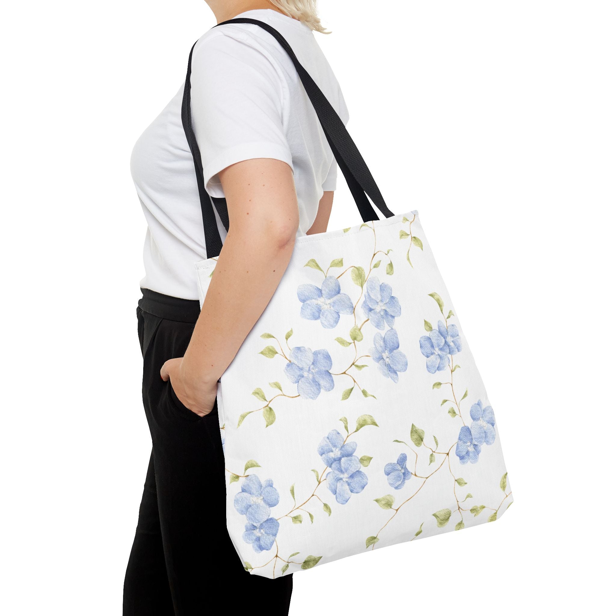 Floral Tote Bag, Stylish Eco-Friendly Bag, Gift for Her, Beach Bag, Shopping Tote, College Bag
