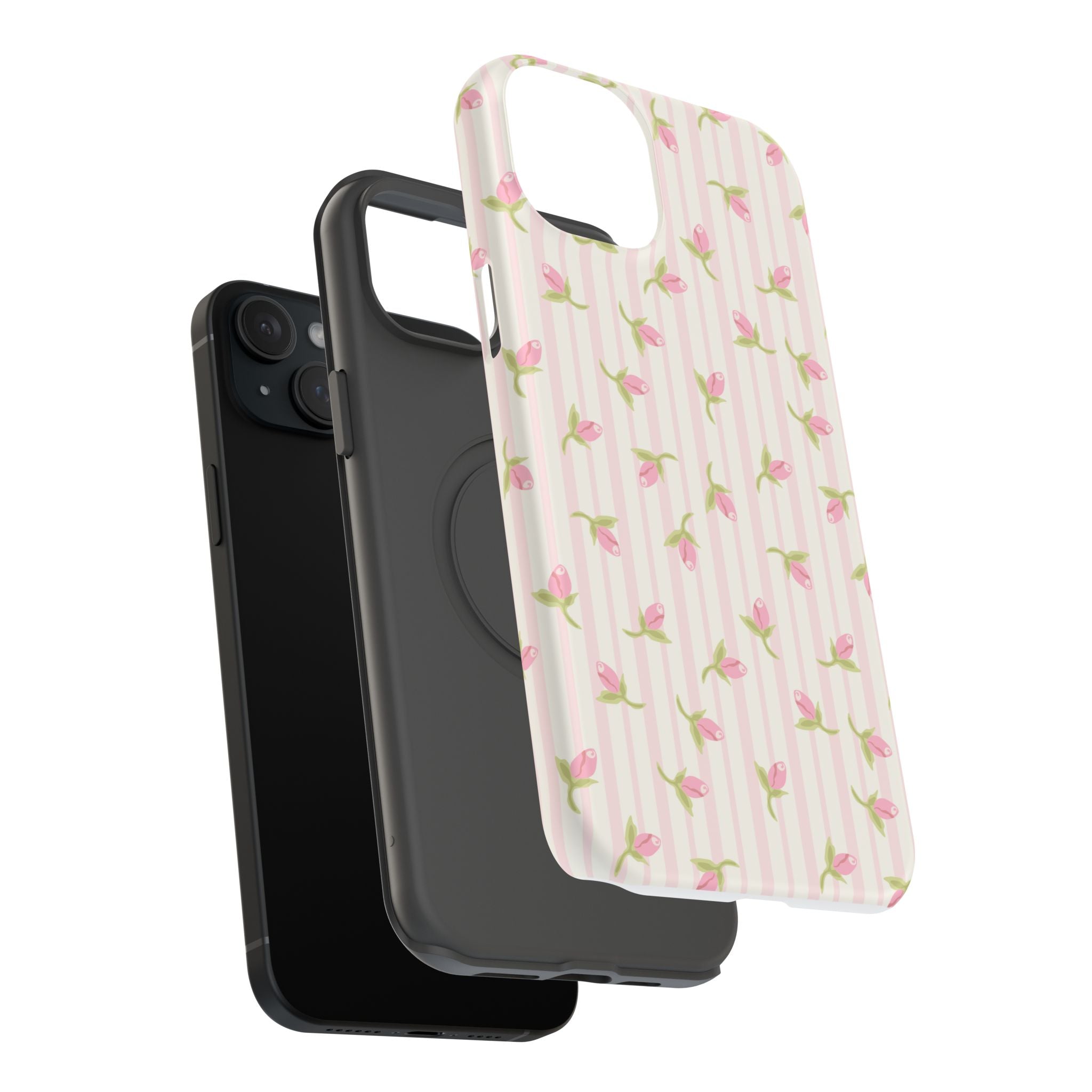 Customizable: Floral Impact-Resistant Phone Case