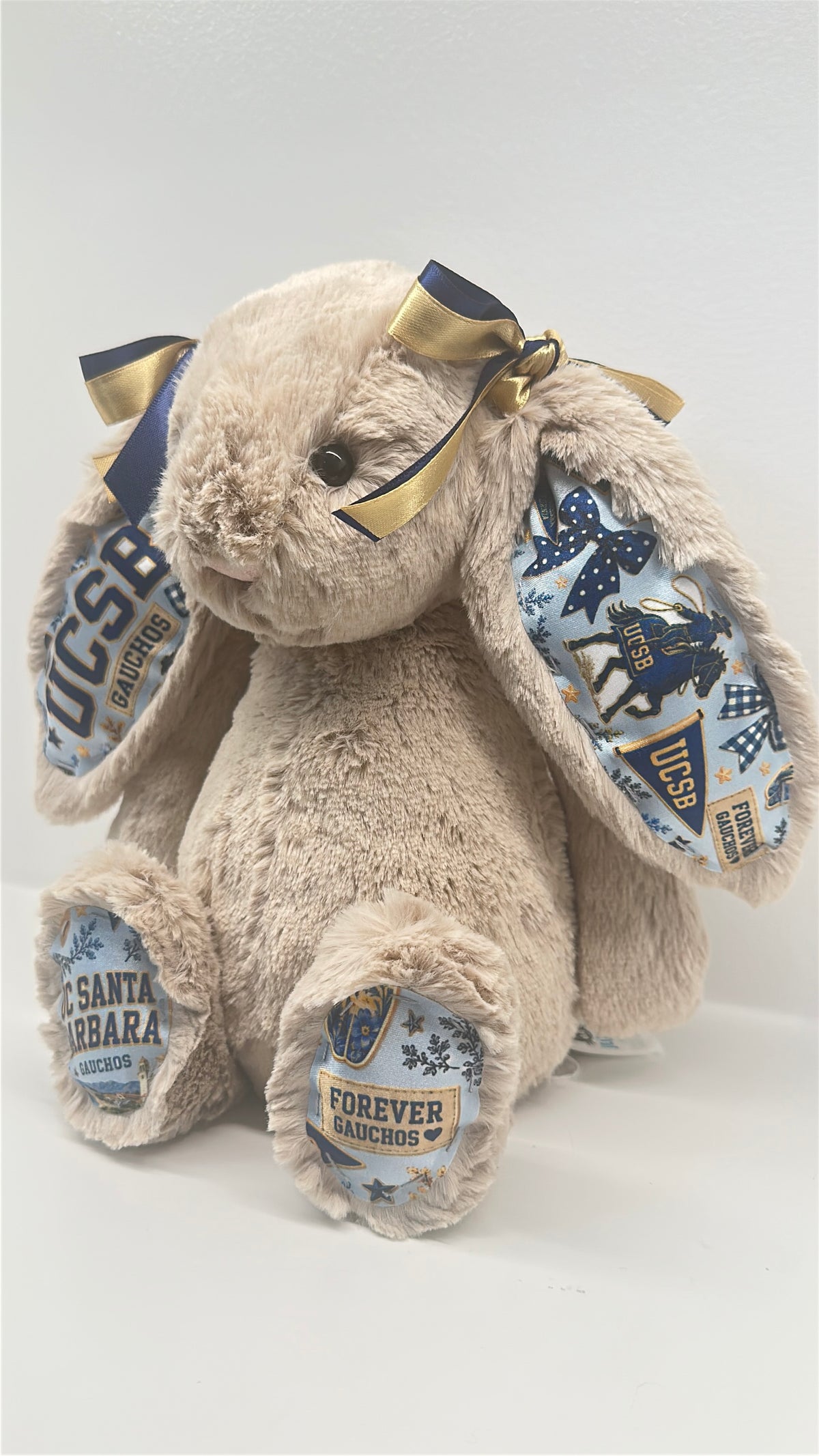 University of California Santa Barbara (UCSB) Fully Custom Jellycat Bunny