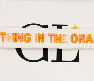 Something In The Orange Team Tassel Bracelet