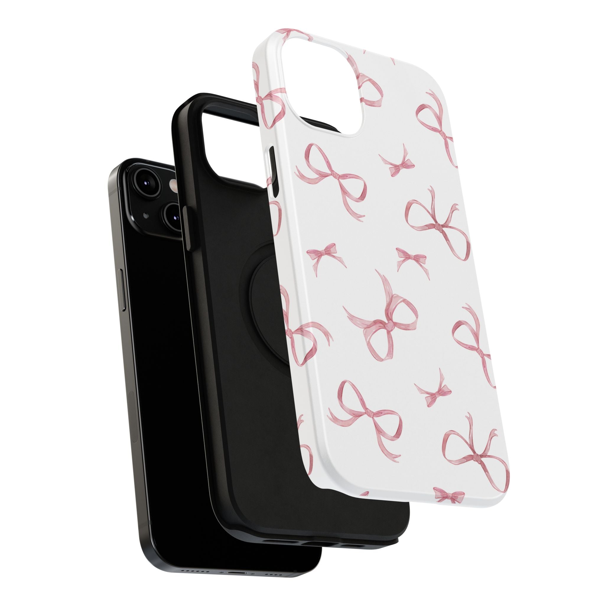 Customizable: Coquette Bow Stylish Impact-Resistant Phone Case