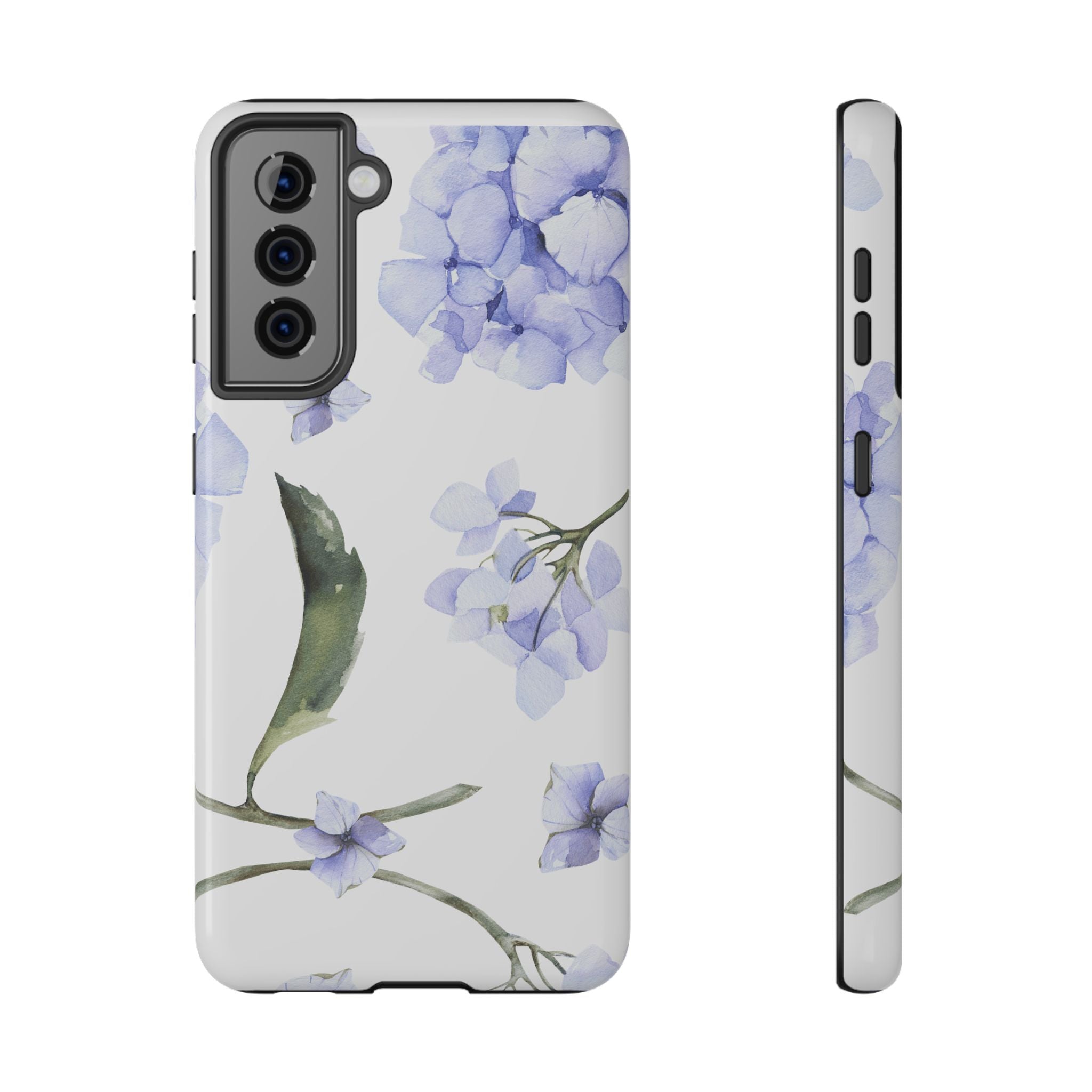 Customizable: Floral Purple Hydrangea Impact-Resistant Phone Case