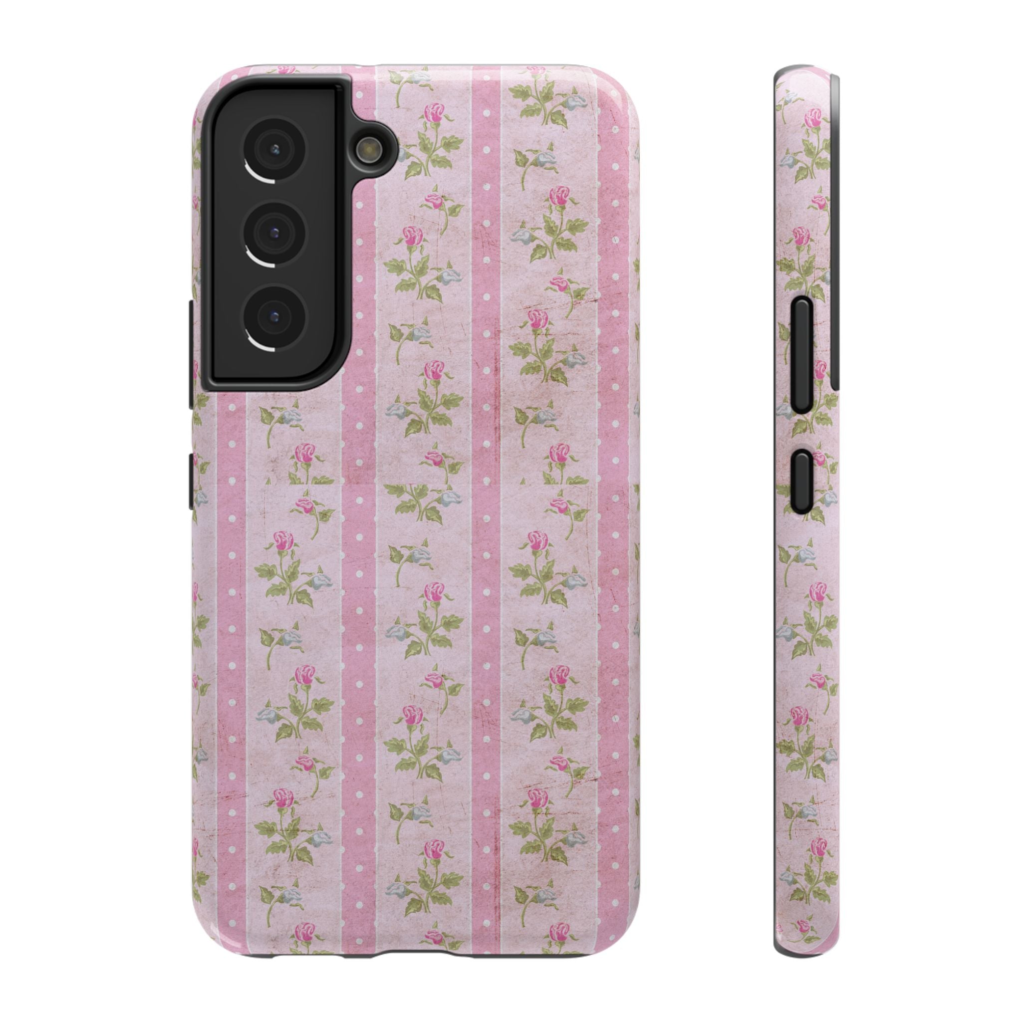 Impact-Resistant Phone Case, Inspirational Quote Case, Gift for Her, Bible Verse Decor, Floral Design Phone Cover
