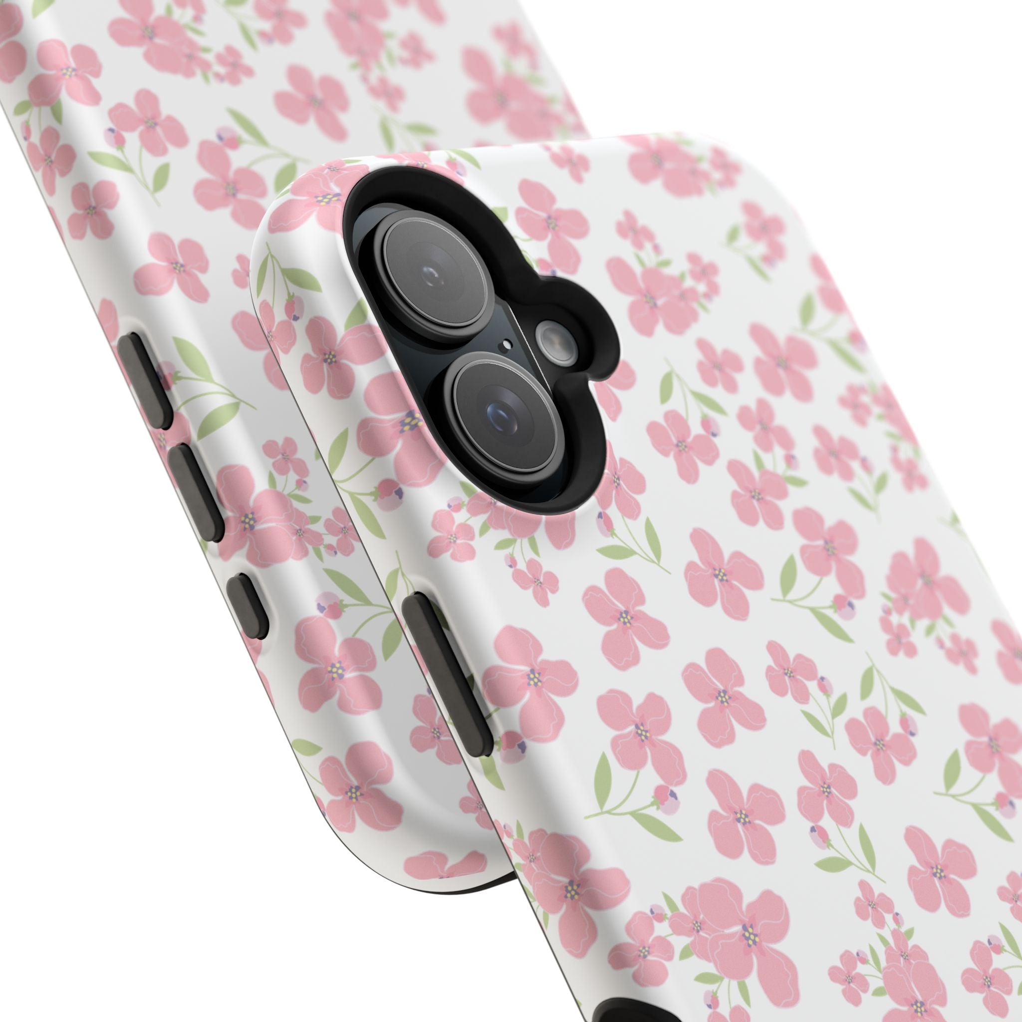 Customizable: Floral Impact-Resistant Phone Case