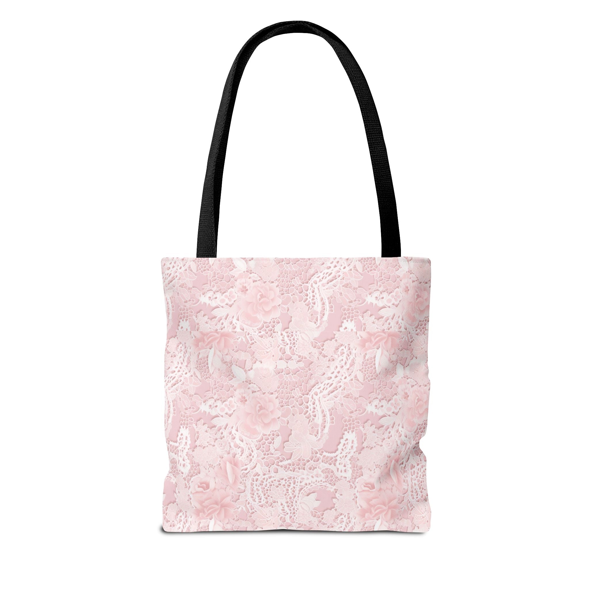 Chic Floral Tote Bag, Stylish Shopping Bag, Pink Floral Accessory, Perfect for Gifts, Sustainable Fashion