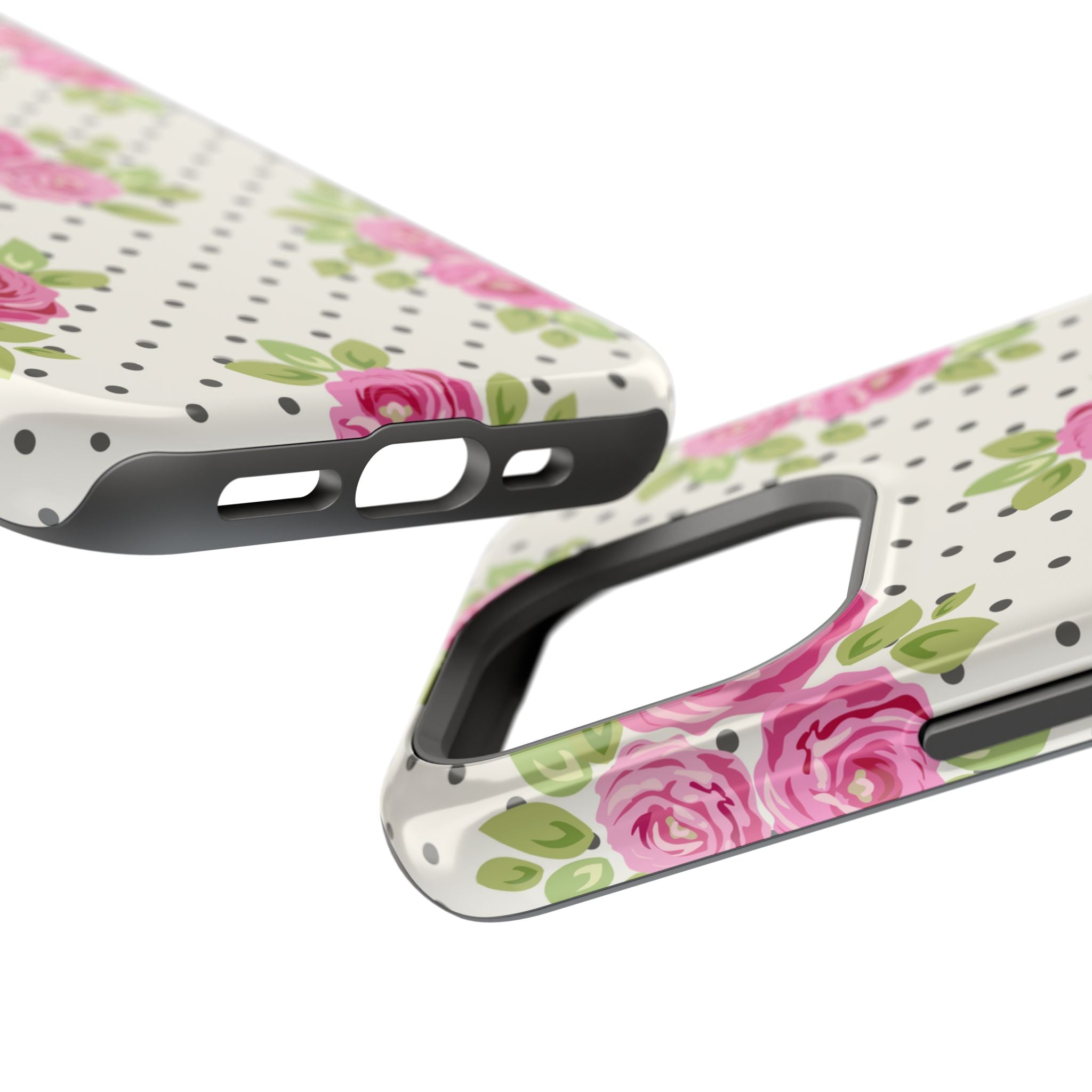 Customizable: Floral Polka Dot Phone Case