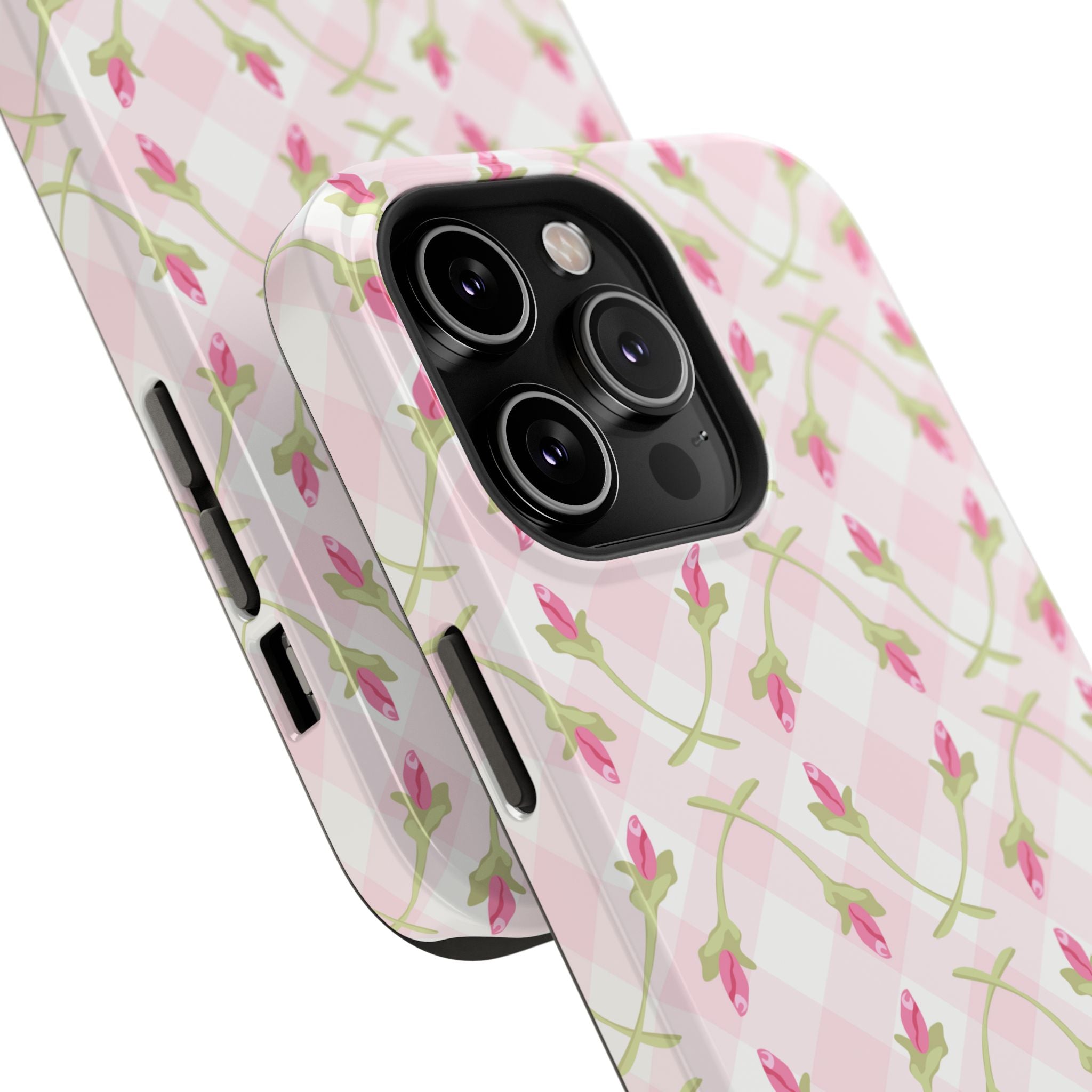 Customizable: Floral Impact-Resistant Phone Case