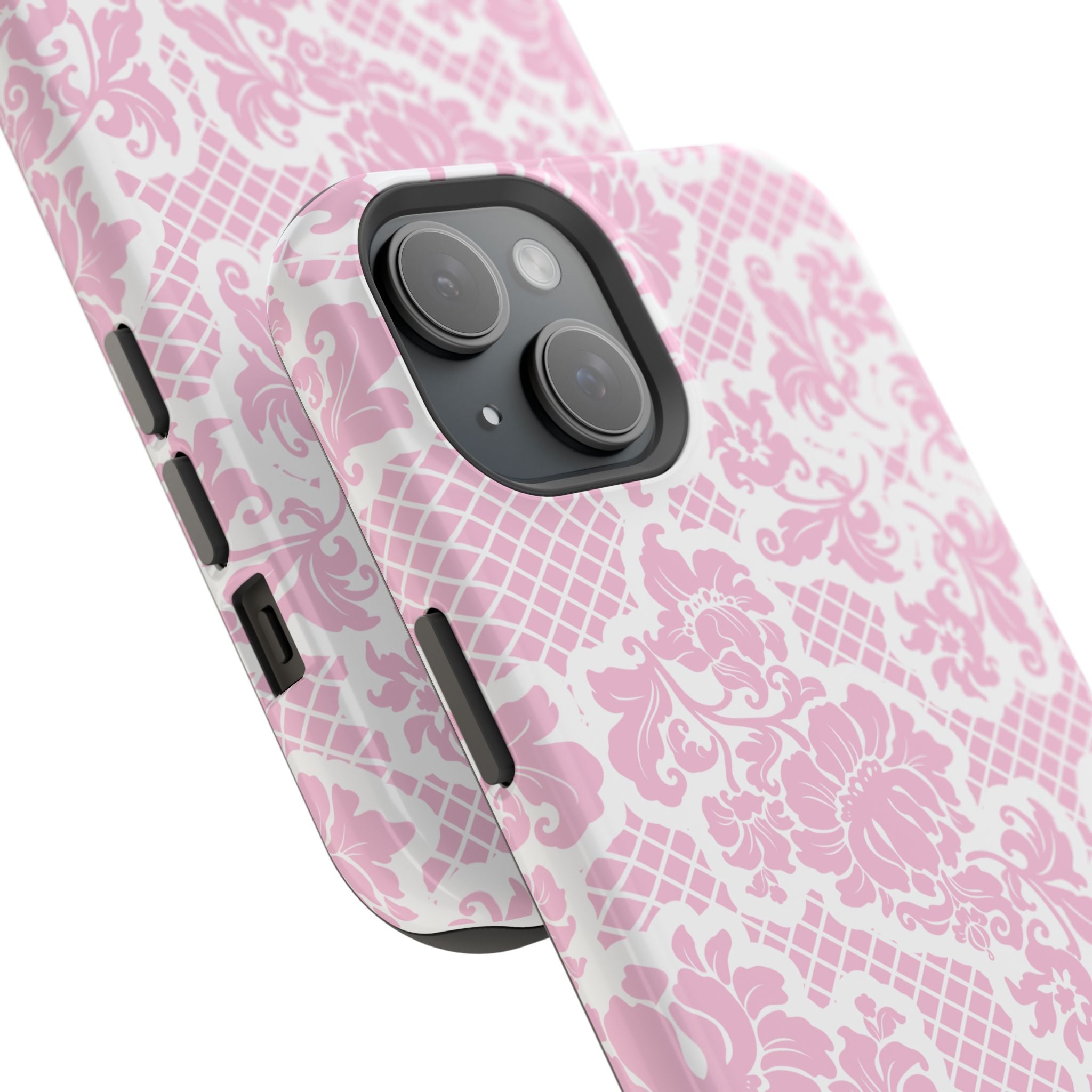 Customizable: Pink Lace Inspired Elegantly Chic Impact-Resistant Case