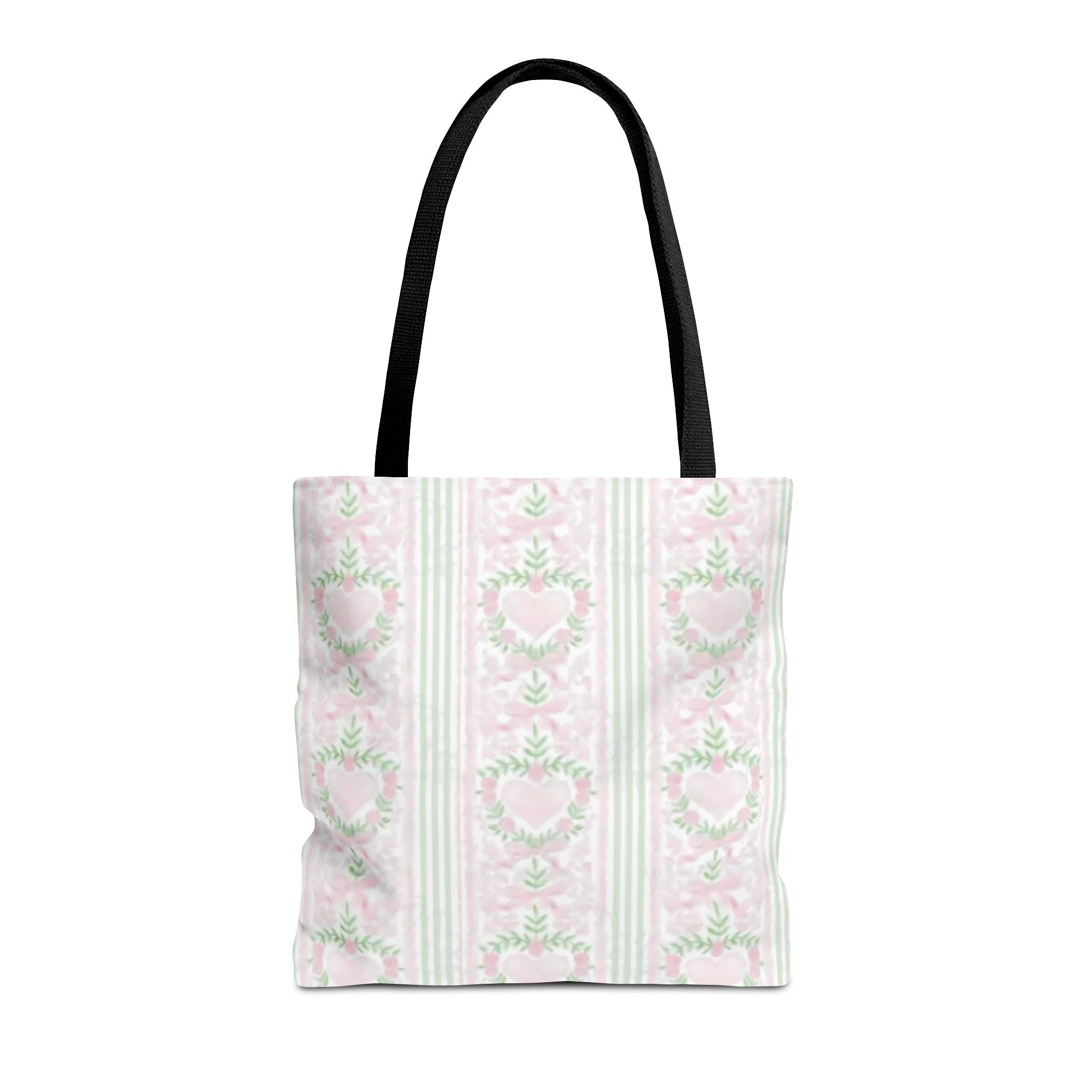 Romantic Floral Tote Bag,  Perfect for Shopping, Gifts, School, and Wedding