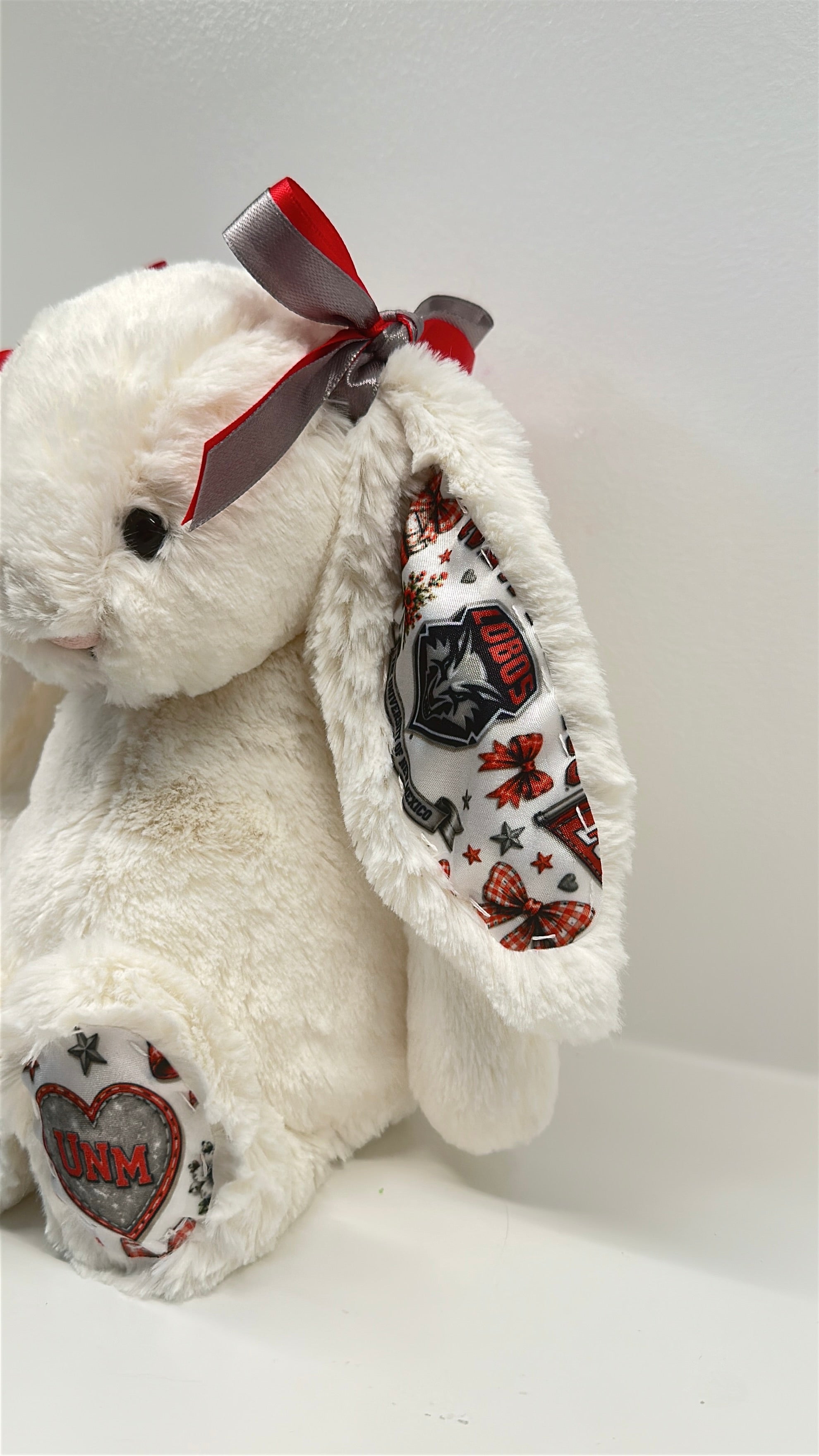 University of New Mexico  Lobos Fully Custom College Jellycat Bunny
