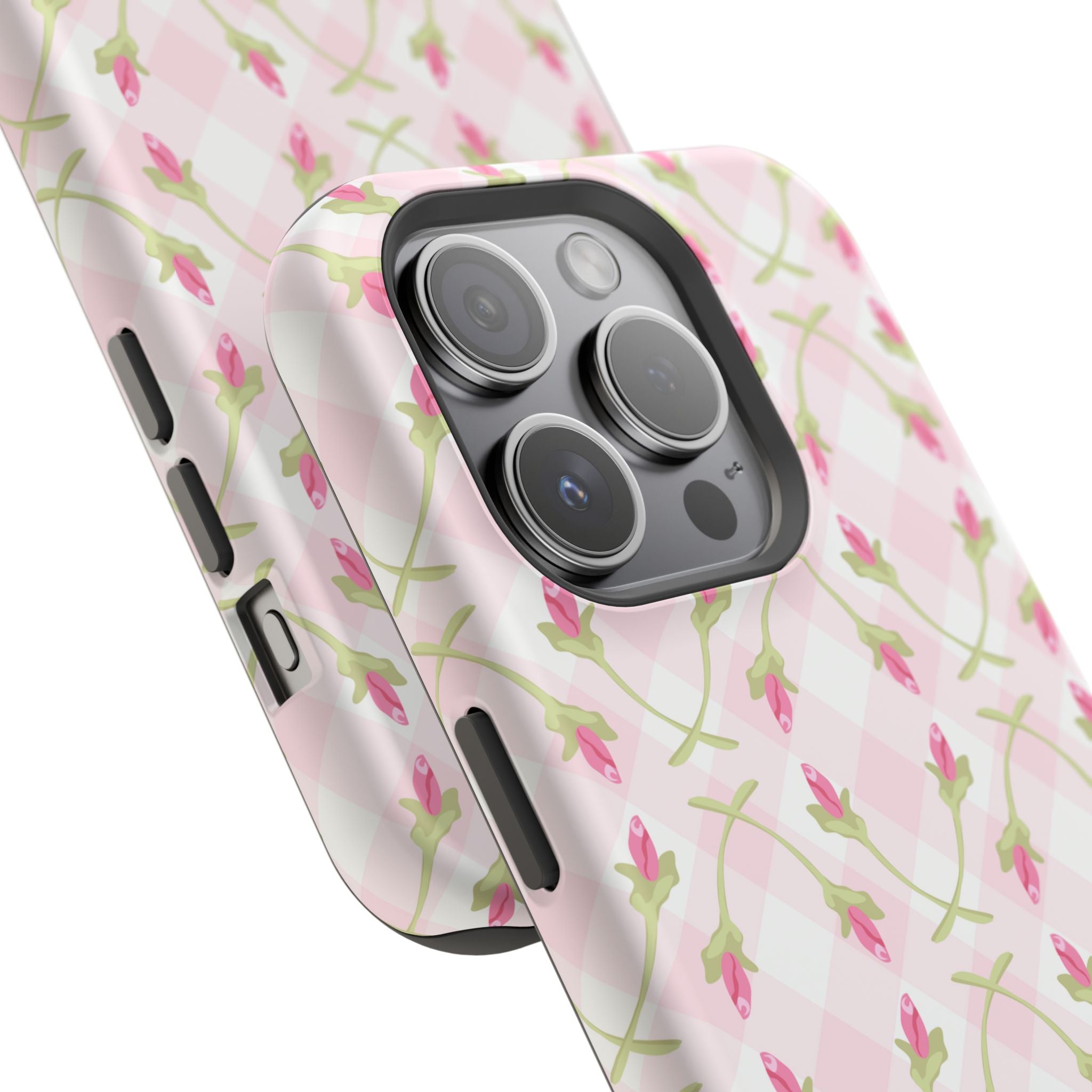 Customizable: Floral Impact-Resistant Phone Case