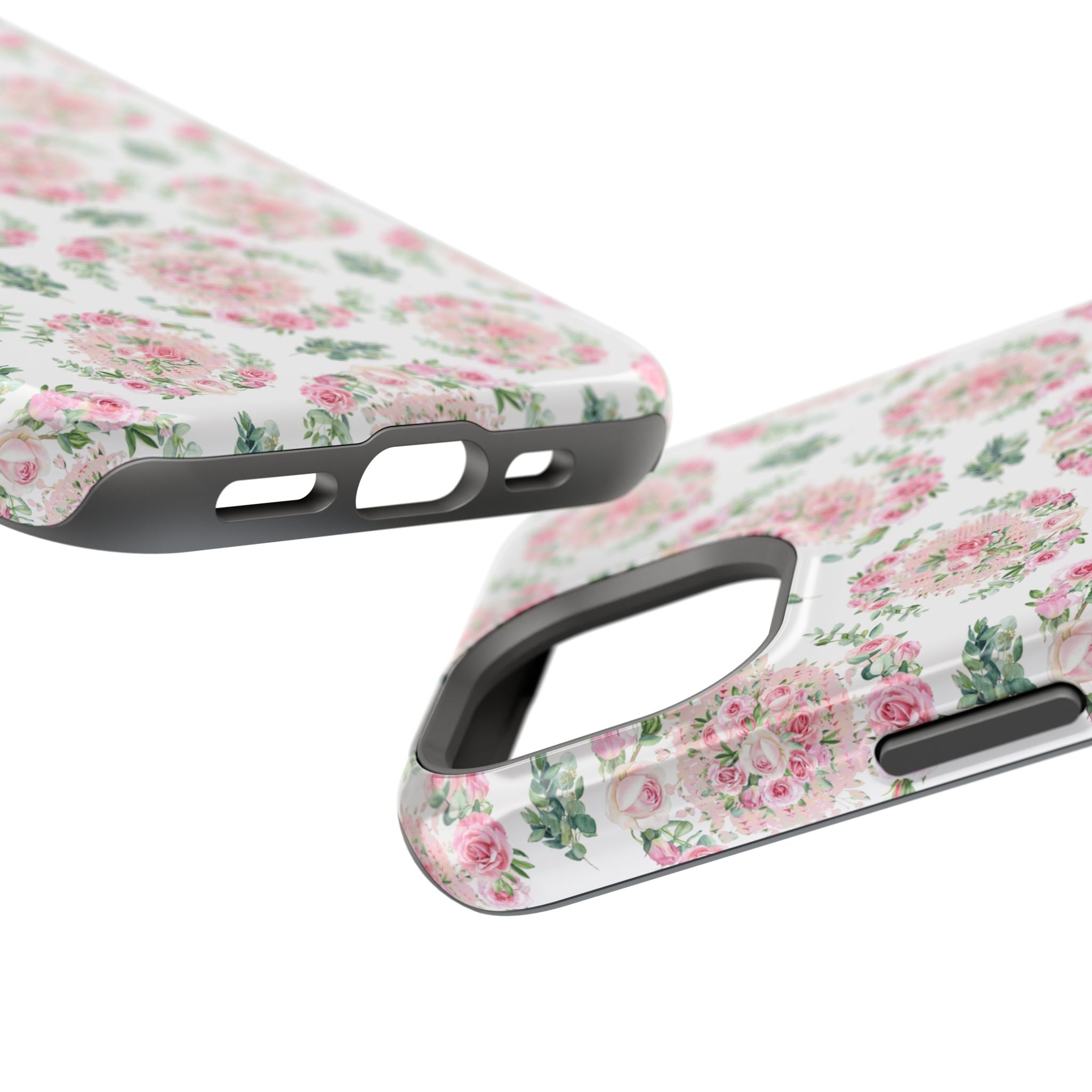 Customizable: Floral Impact-Resistant Phone Case