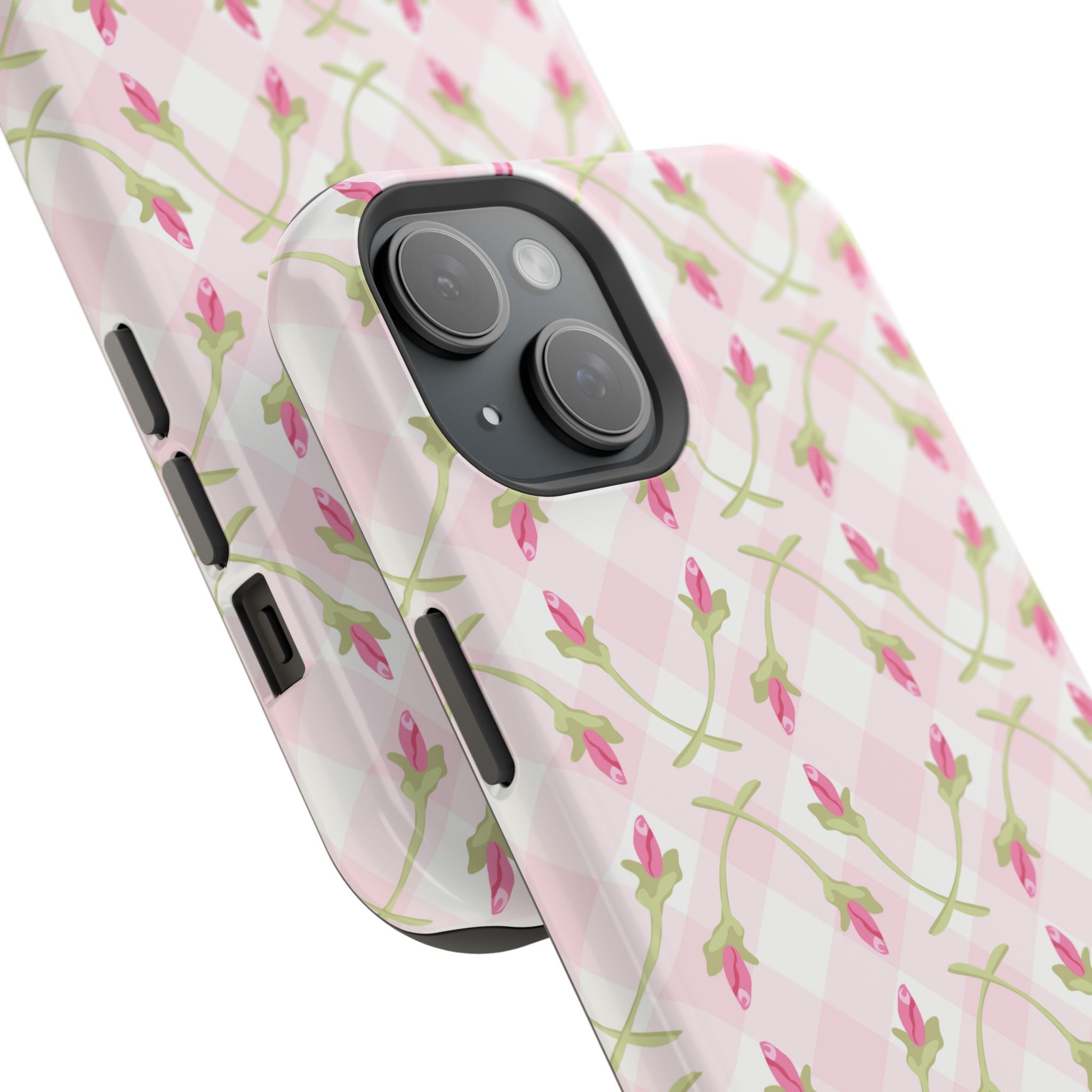 Customizable: Floral Impact-Resistant Phone Case