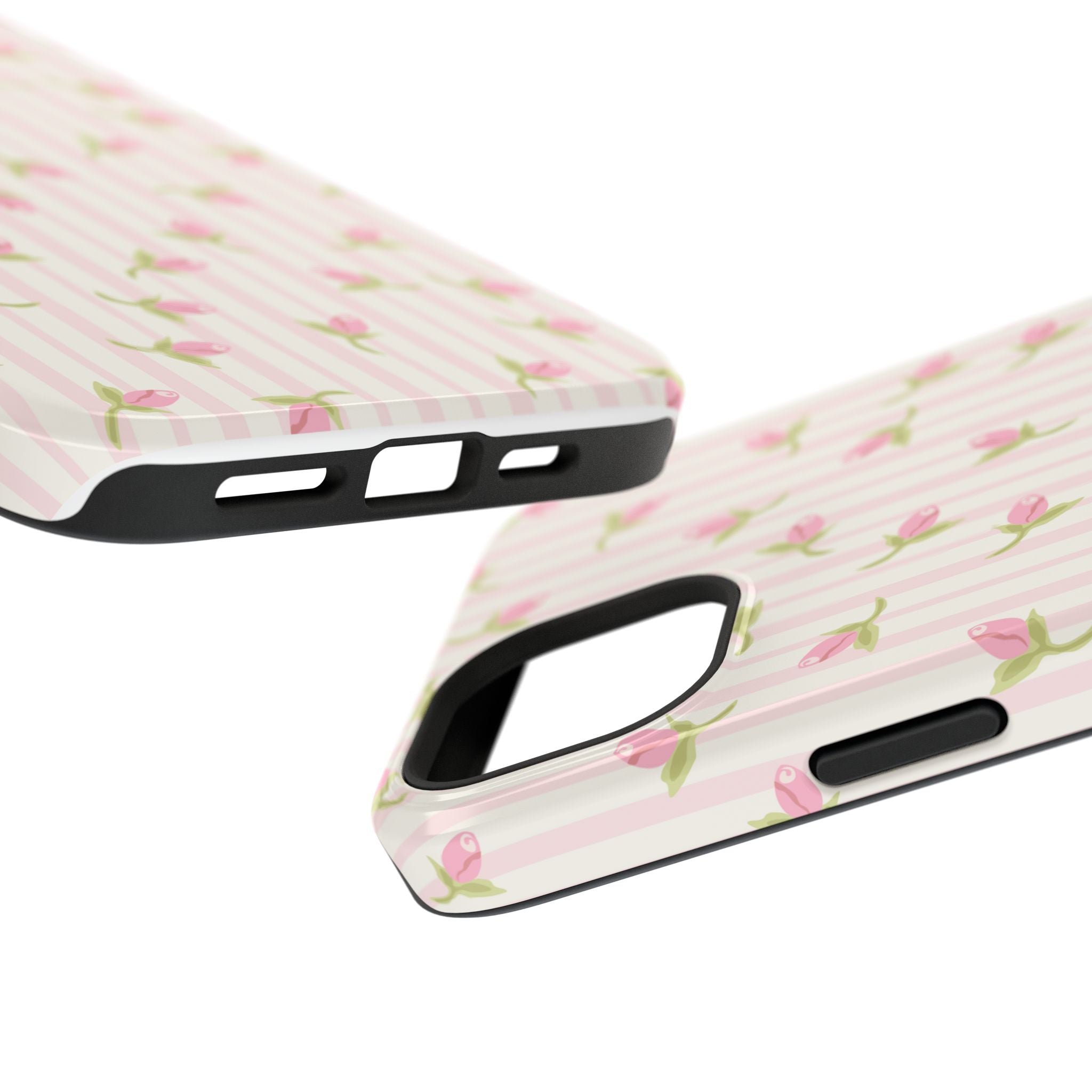 Customizable: Floral Impact-Resistant Phone Case
