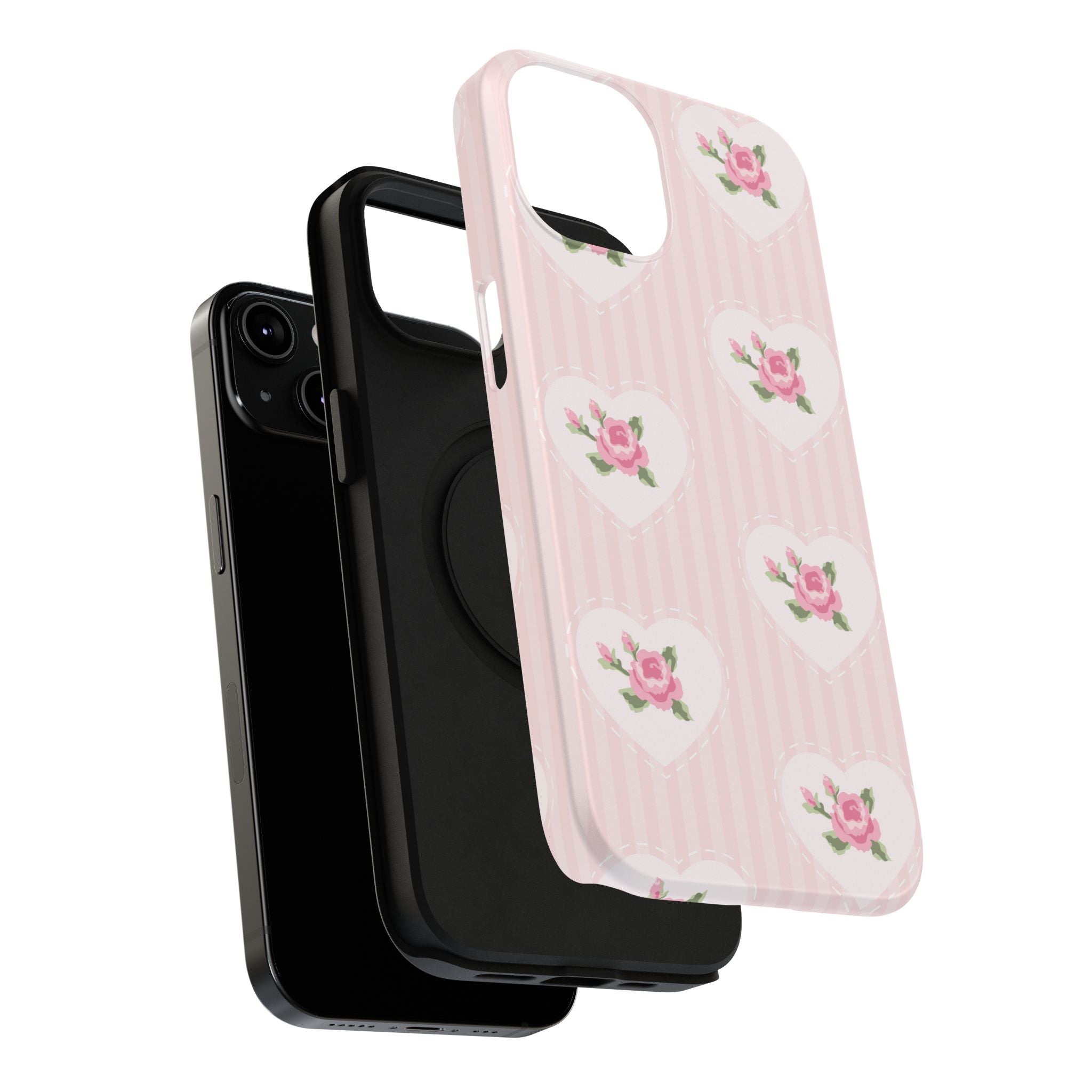 Customizable: Floral Heart Phone Case