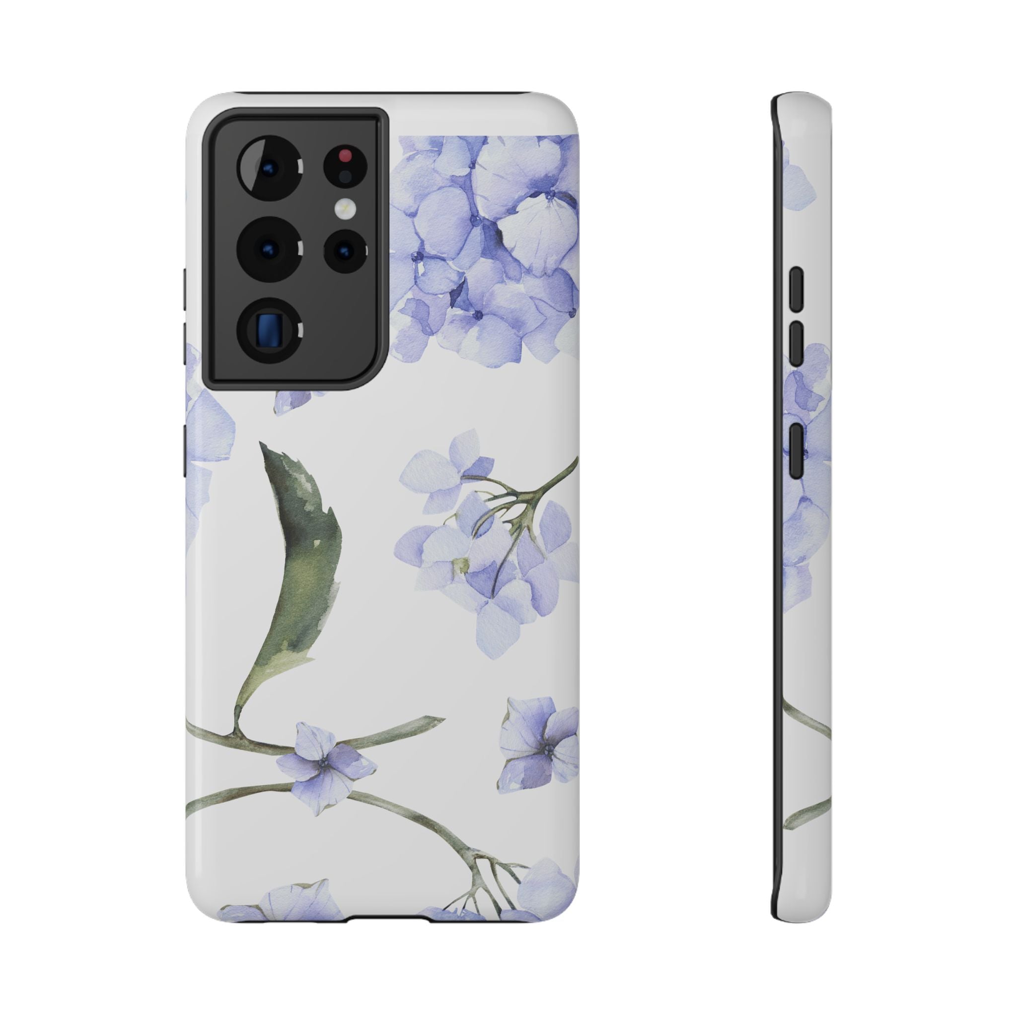 Customizable: Floral Purple Hydrangea Impact-Resistant Phone Case