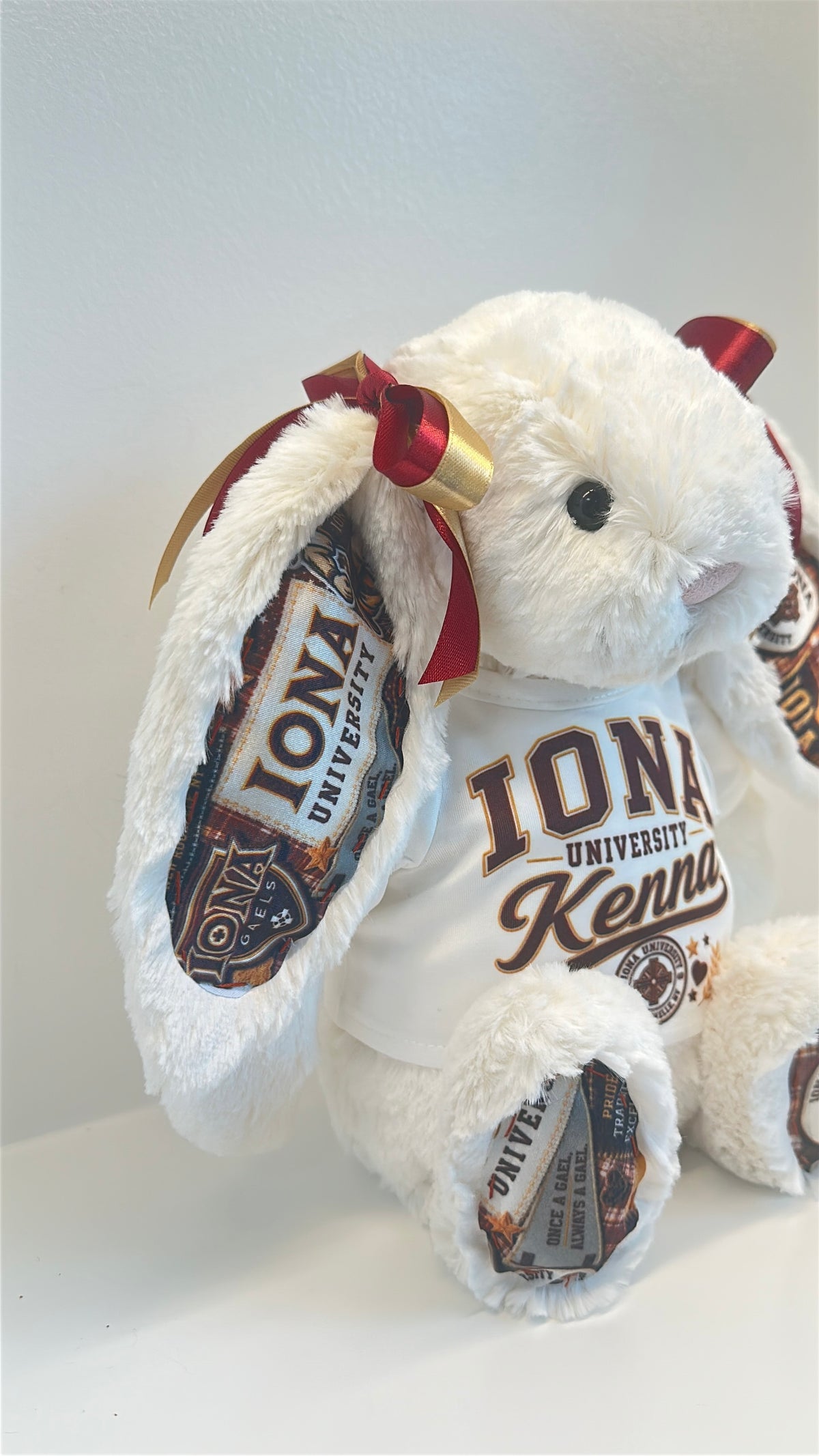 Iona University Fully Custom College Jellycat Bunny