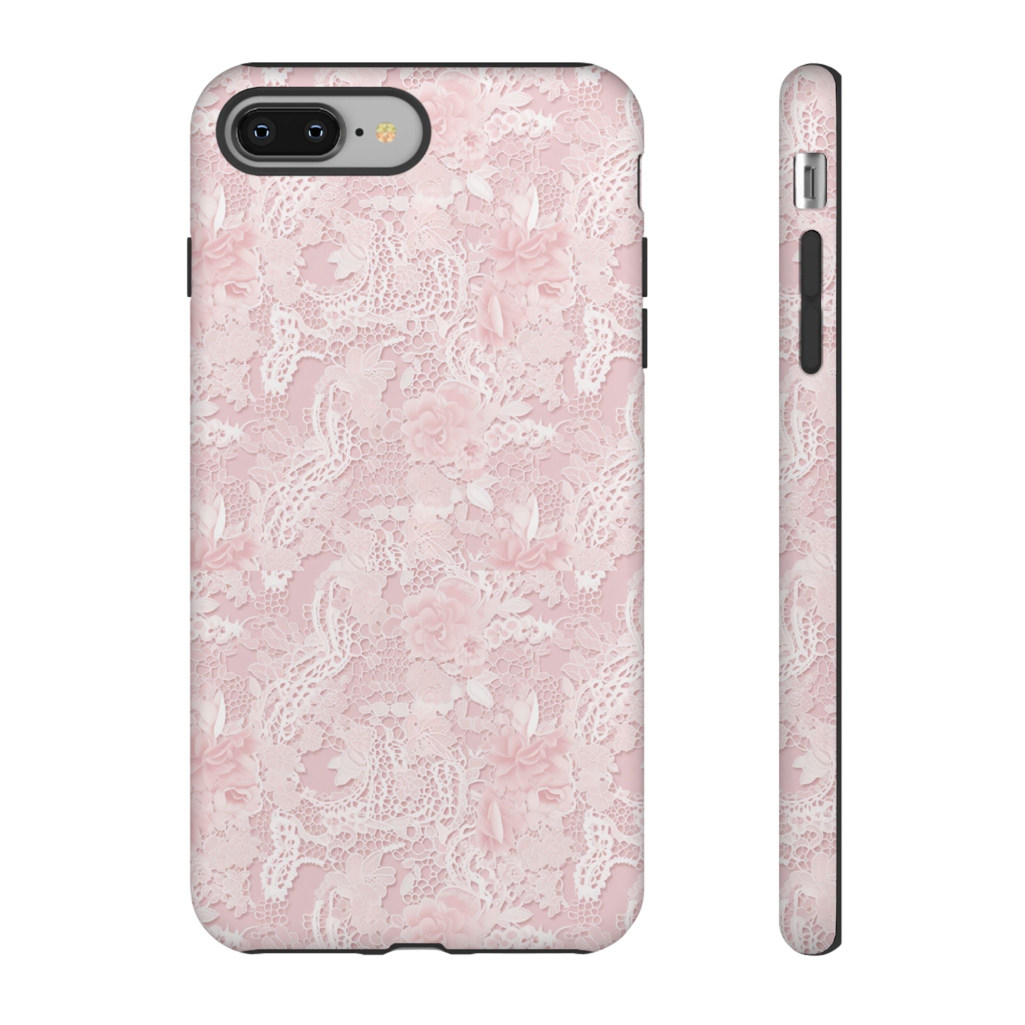 Customizable: Pink Floral Phone Case, Stylish Tough Cases, Unique Gift for Her, Cute Phone Accessories, Floral Tech Cover