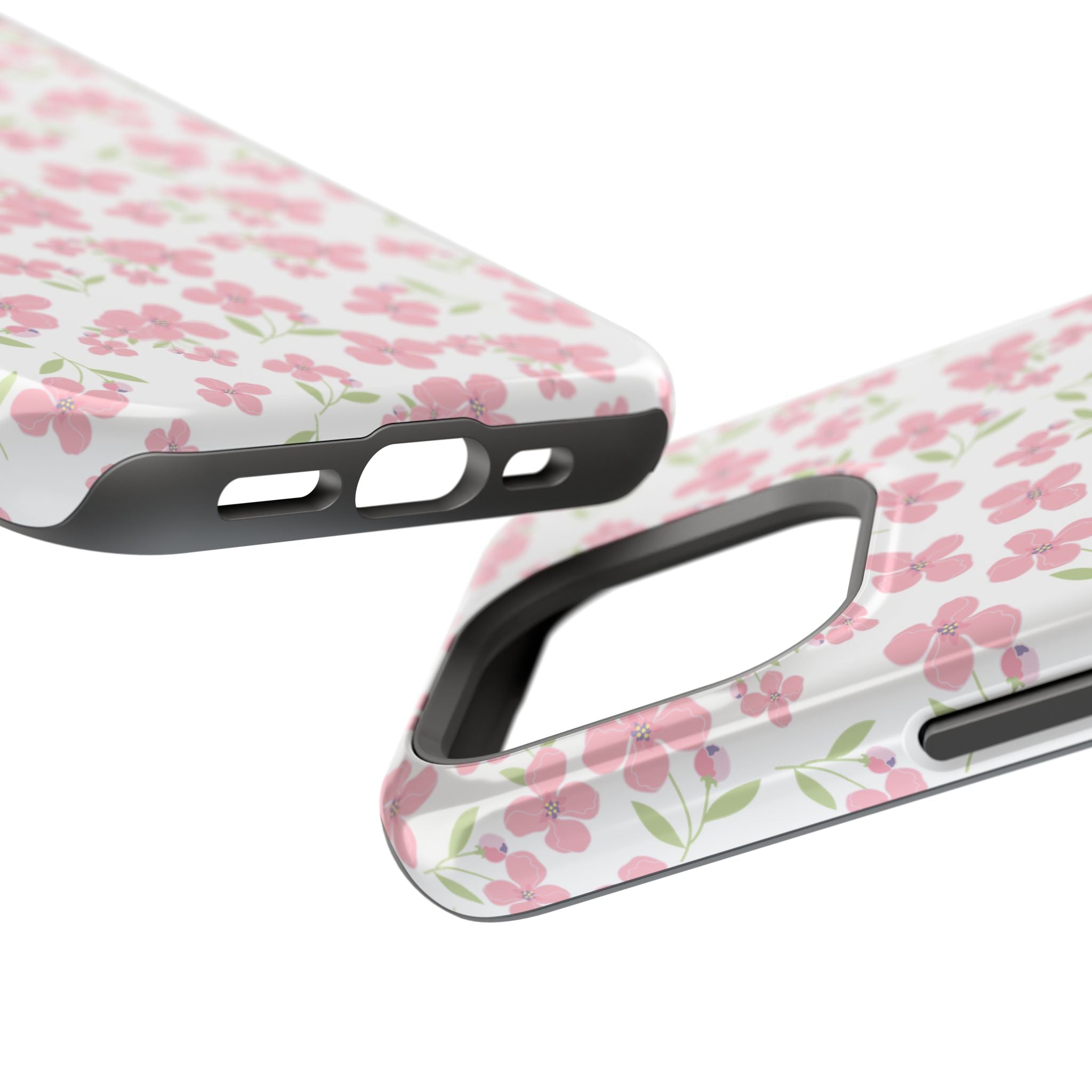 Customizable: Floral Impact-Resistant Phone Case