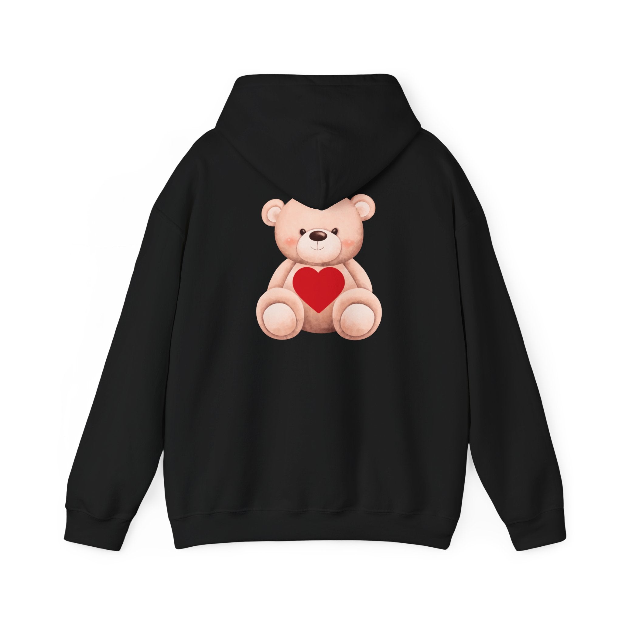 Customizable: Bear Heart Hoodie - Personalizable School Spirit Apparel