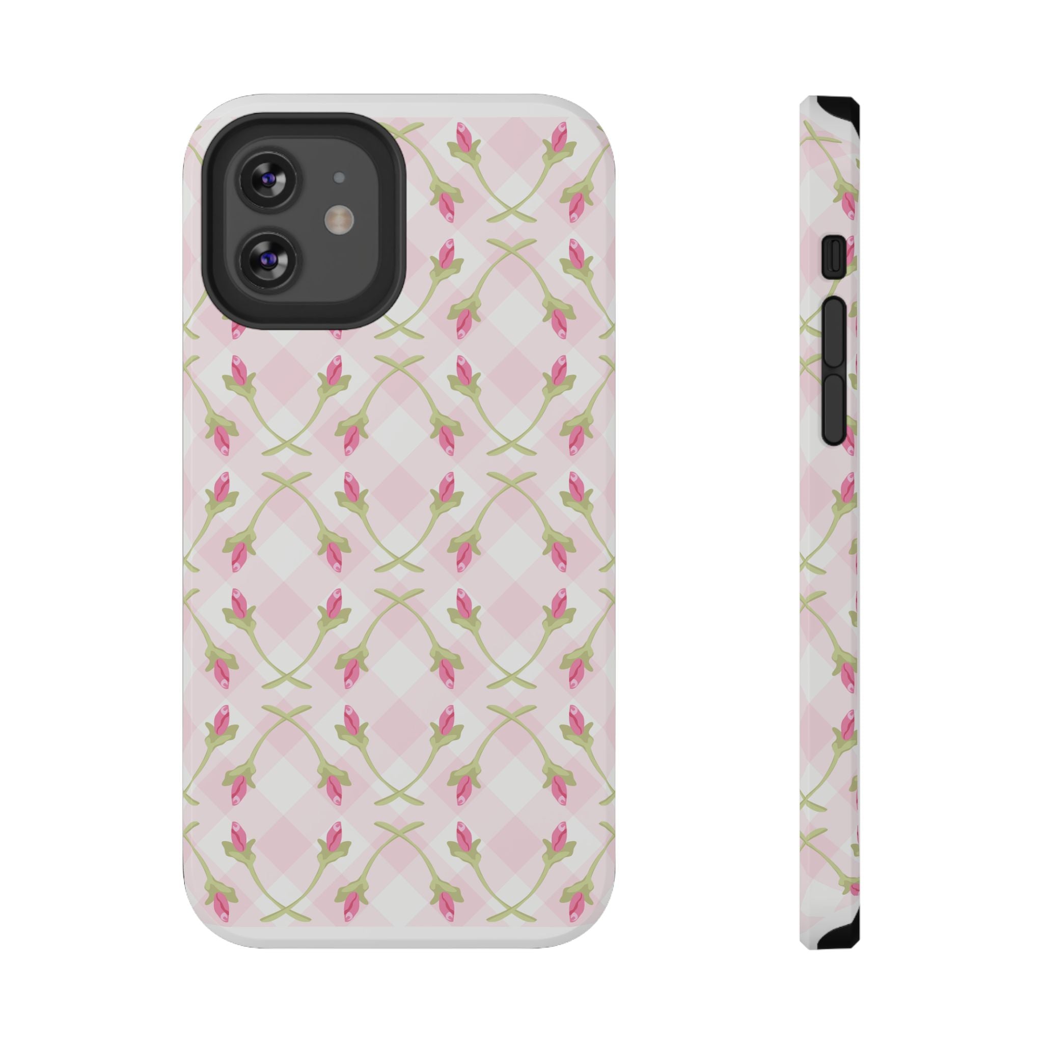 Customizable: Floral Impact-Resistant Phone Case