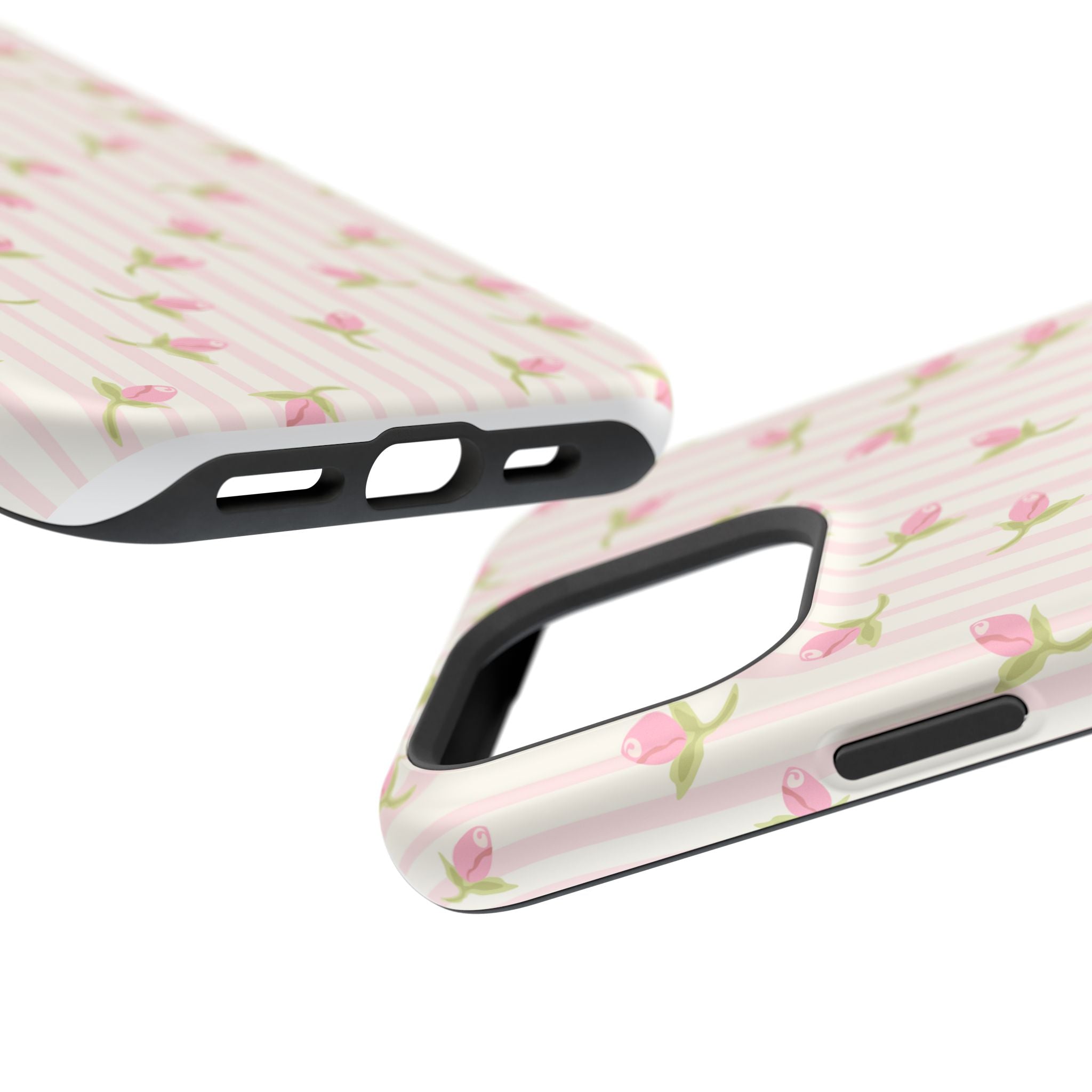 Customizable: Floral Impact-Resistant Phone Case