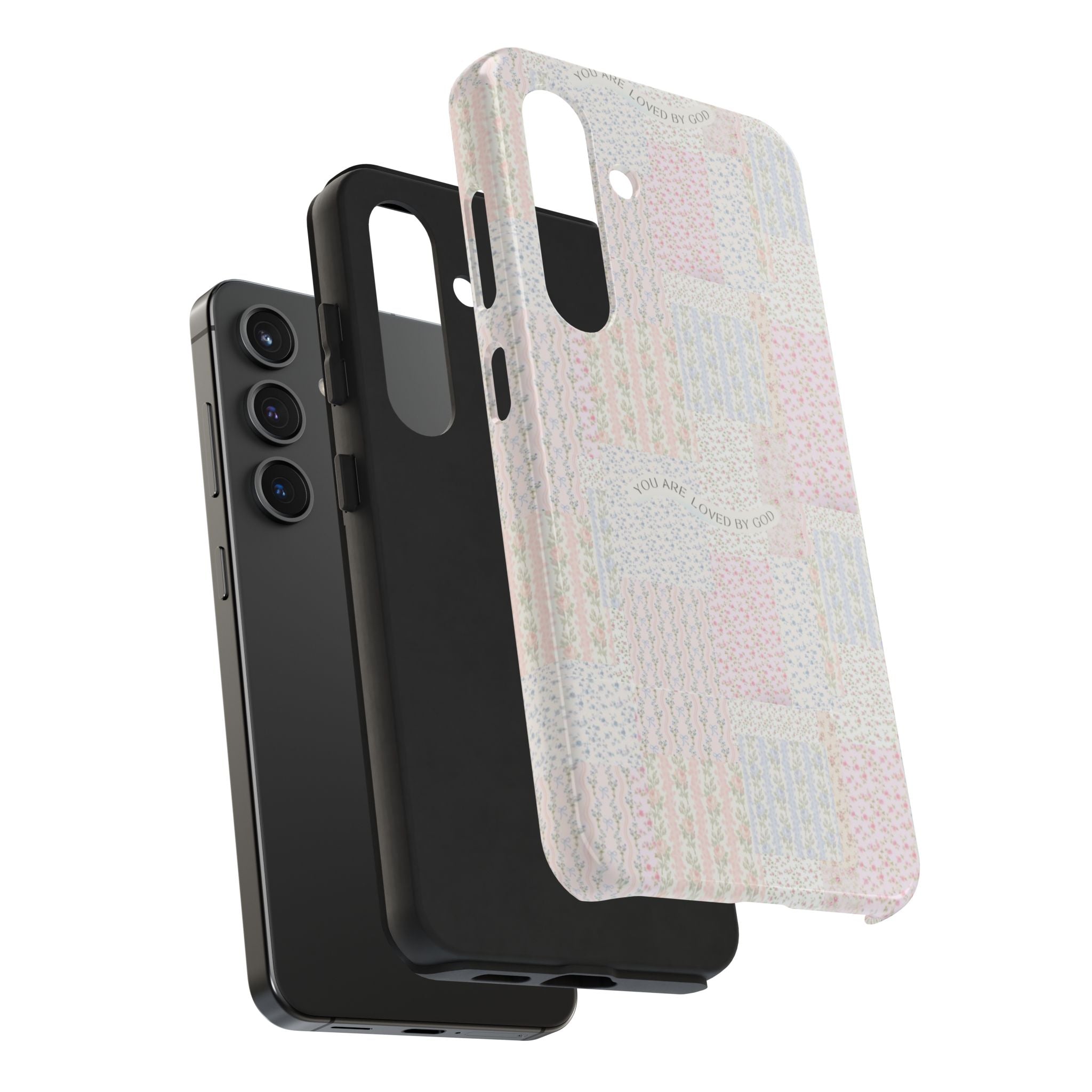 Floral Tough Phone Cases, Protective Phone Cover, Inspirational Tech Accessory, Gift for Her, Fashionable Phone Case, Unique Design
