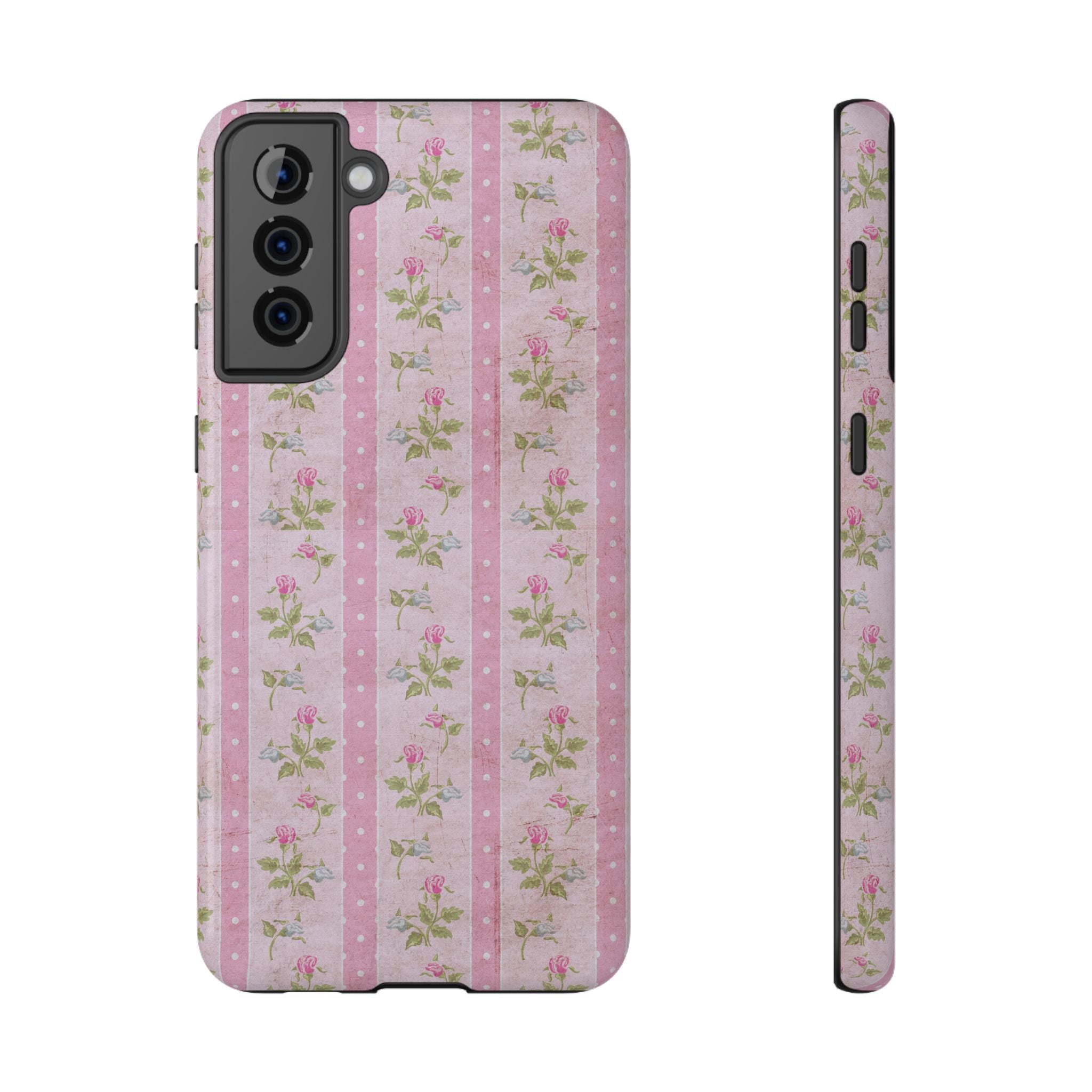 Impact-Resistant Phone Case, Inspirational Quote Case, Gift for Her, Bible Verse Decor, Floral Design Phone Cover