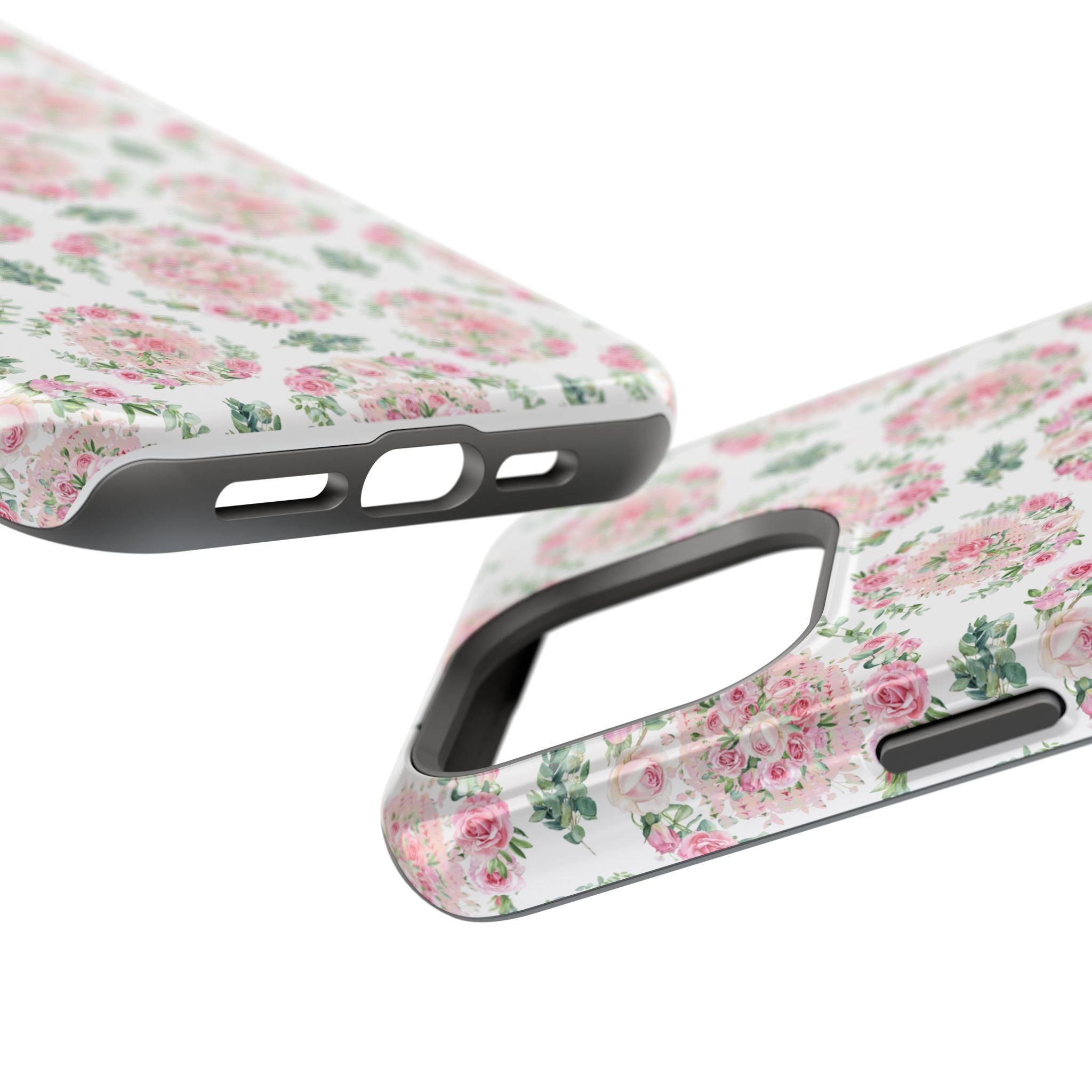 Customizable: Floral Impact-Resistant Phone Case