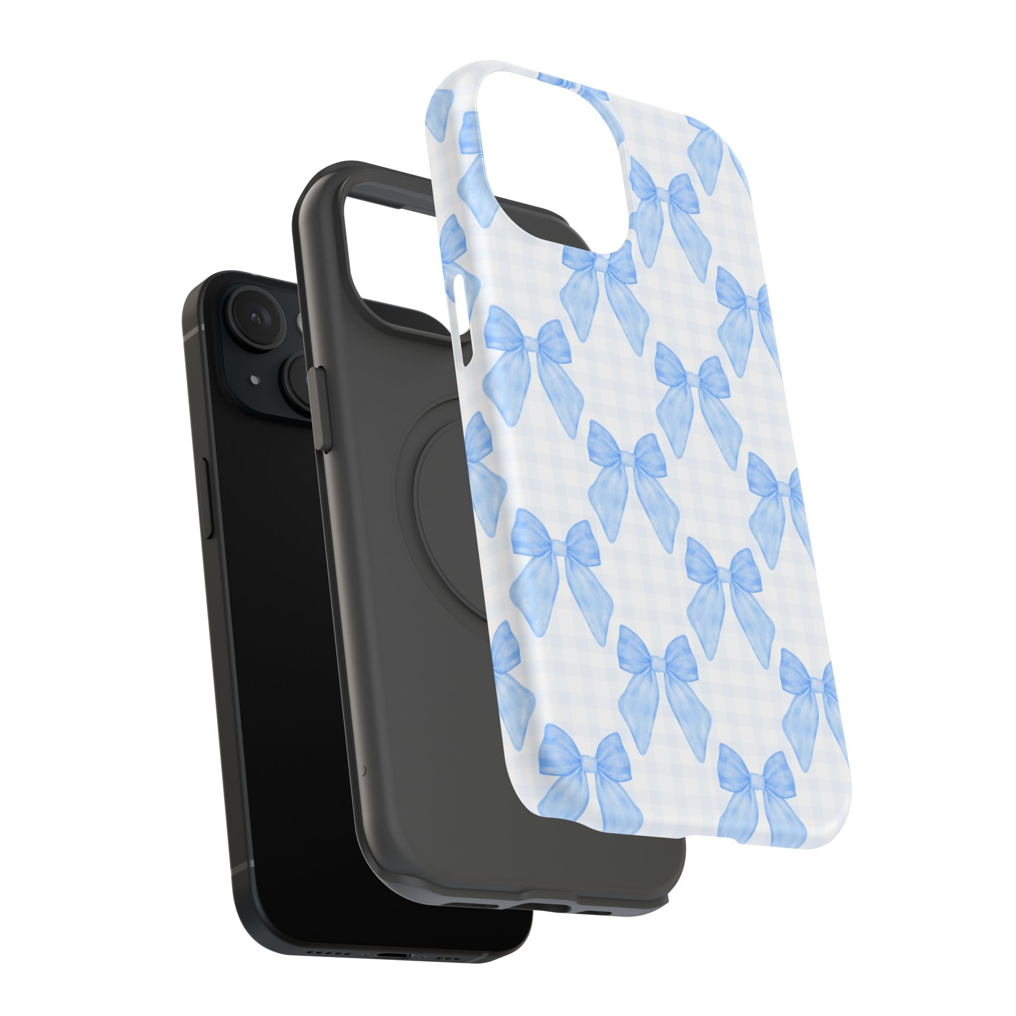 Customizable: Charming Bow Pattern Phone Case