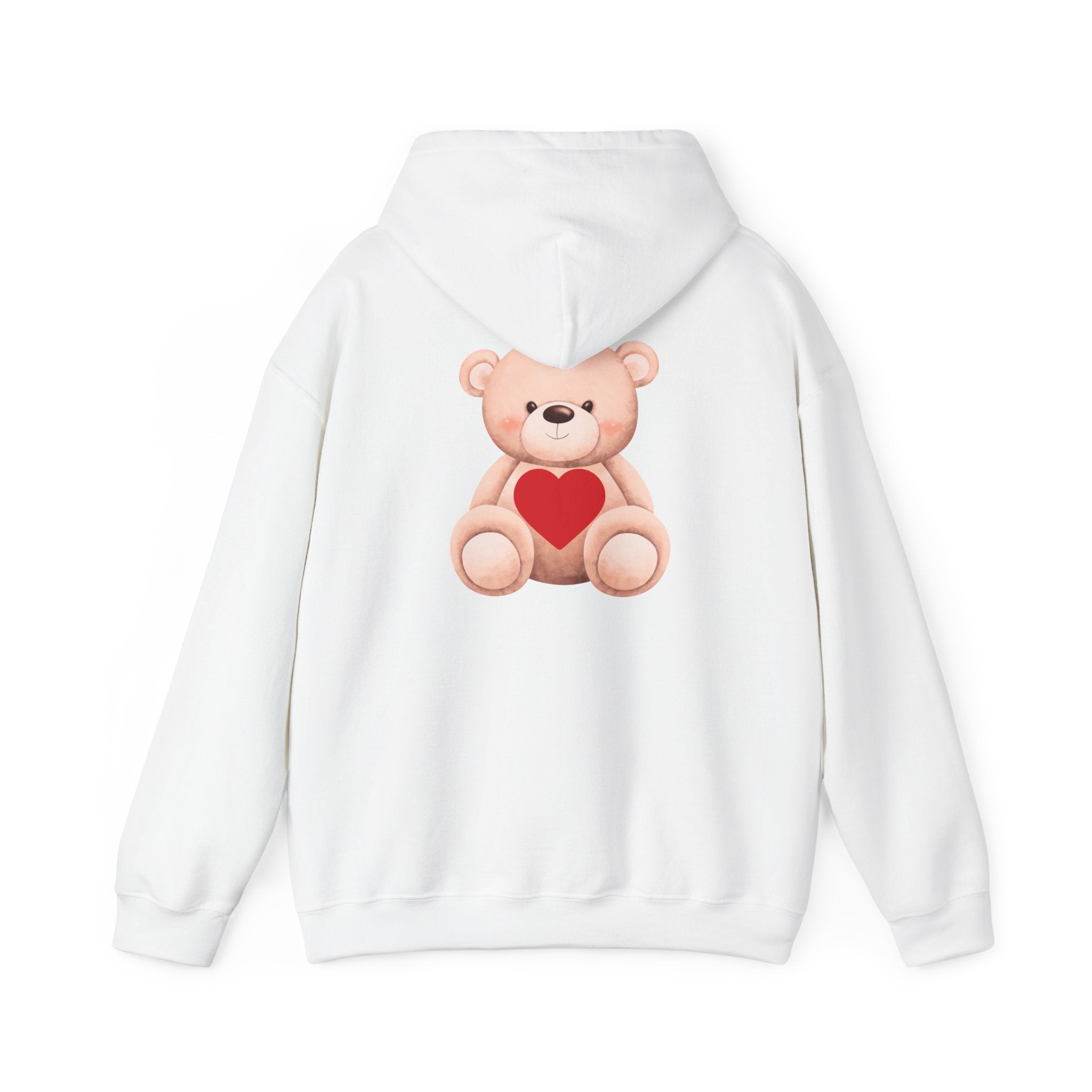 Customizable: Bear Heart Hoodie - Personalizable School Spirit Apparel