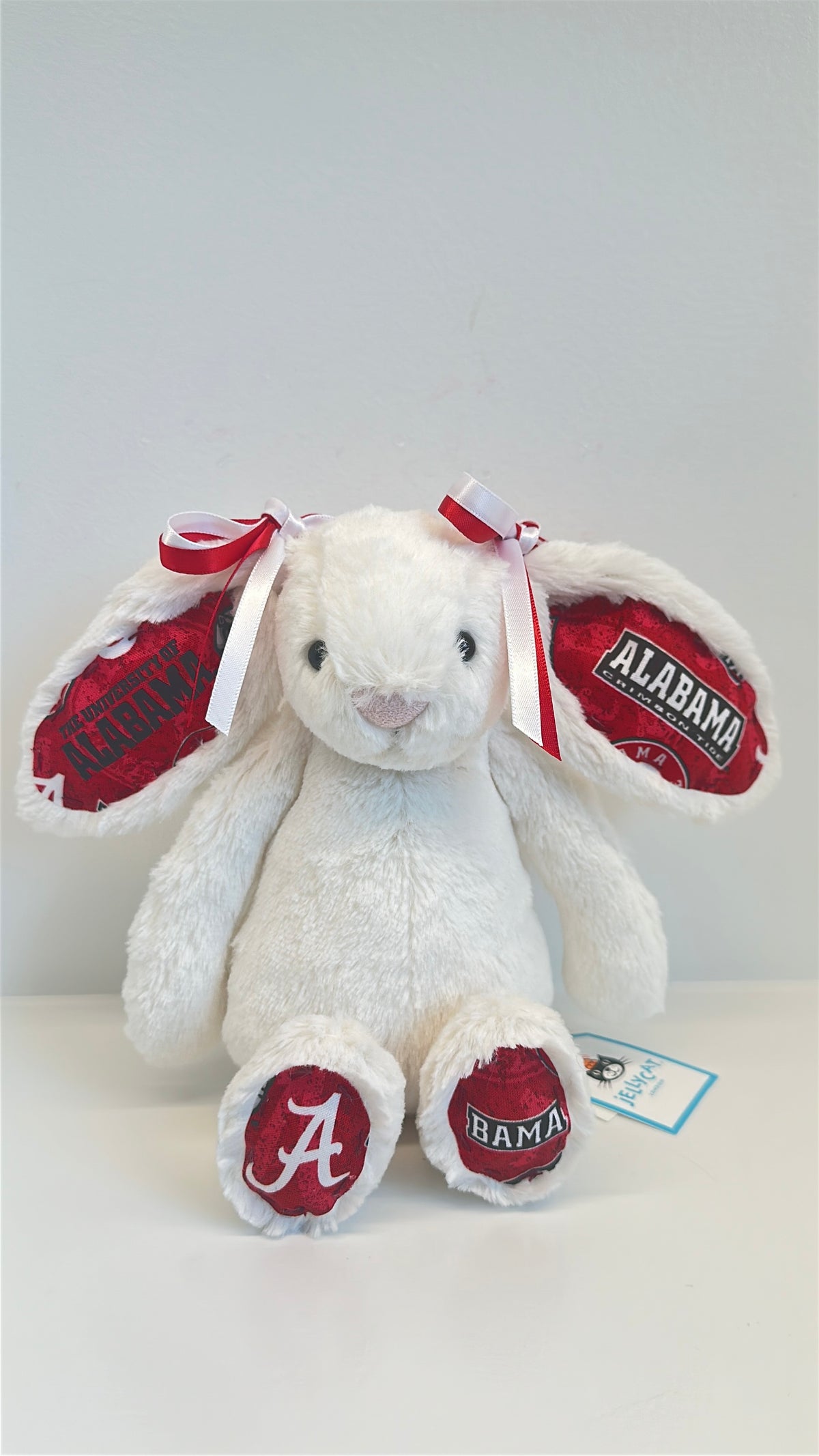 University of Alabama Custom College Jellycat Bashful Bunny