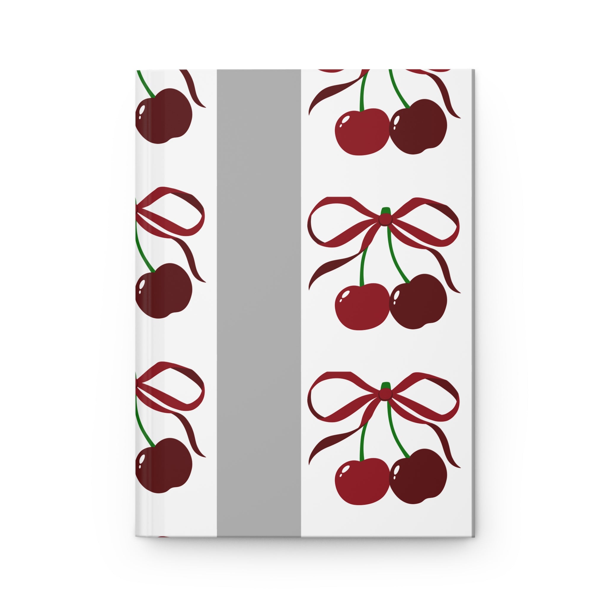Customizable: Cherry Blossom Hardcover Journal, Cute Cherry Notebook, Gift for Writers, Journaling, Cherry Inspired Stationery, Cherry Decor