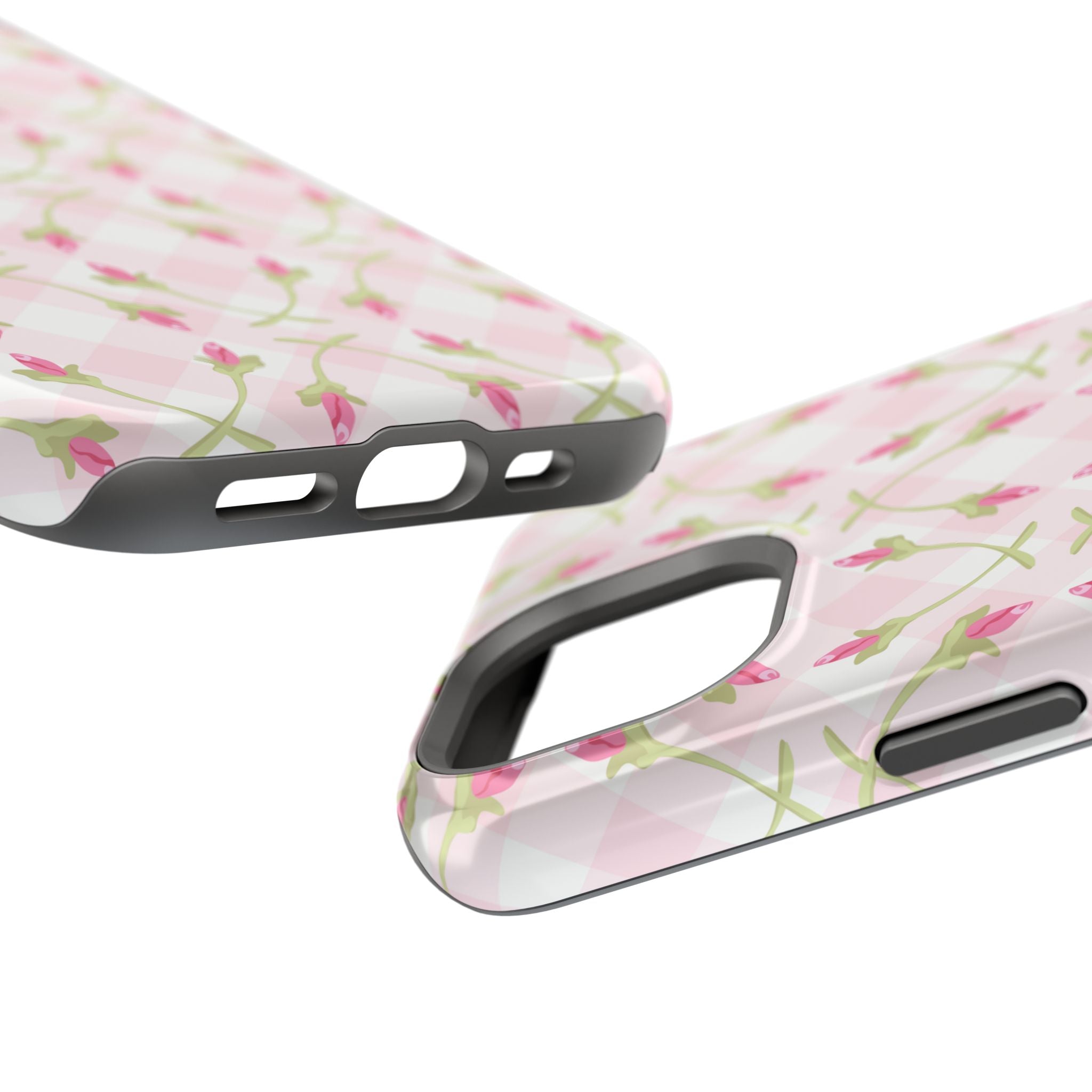 Customizable: Floral Impact-Resistant Phone Case