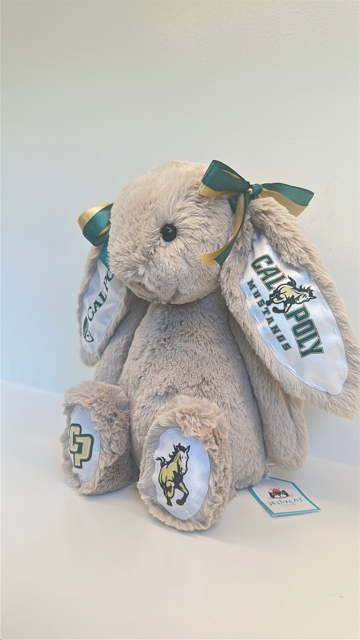 California Polytechnic State University (Cal Poly) Fully Custom College Jellycat Bunny