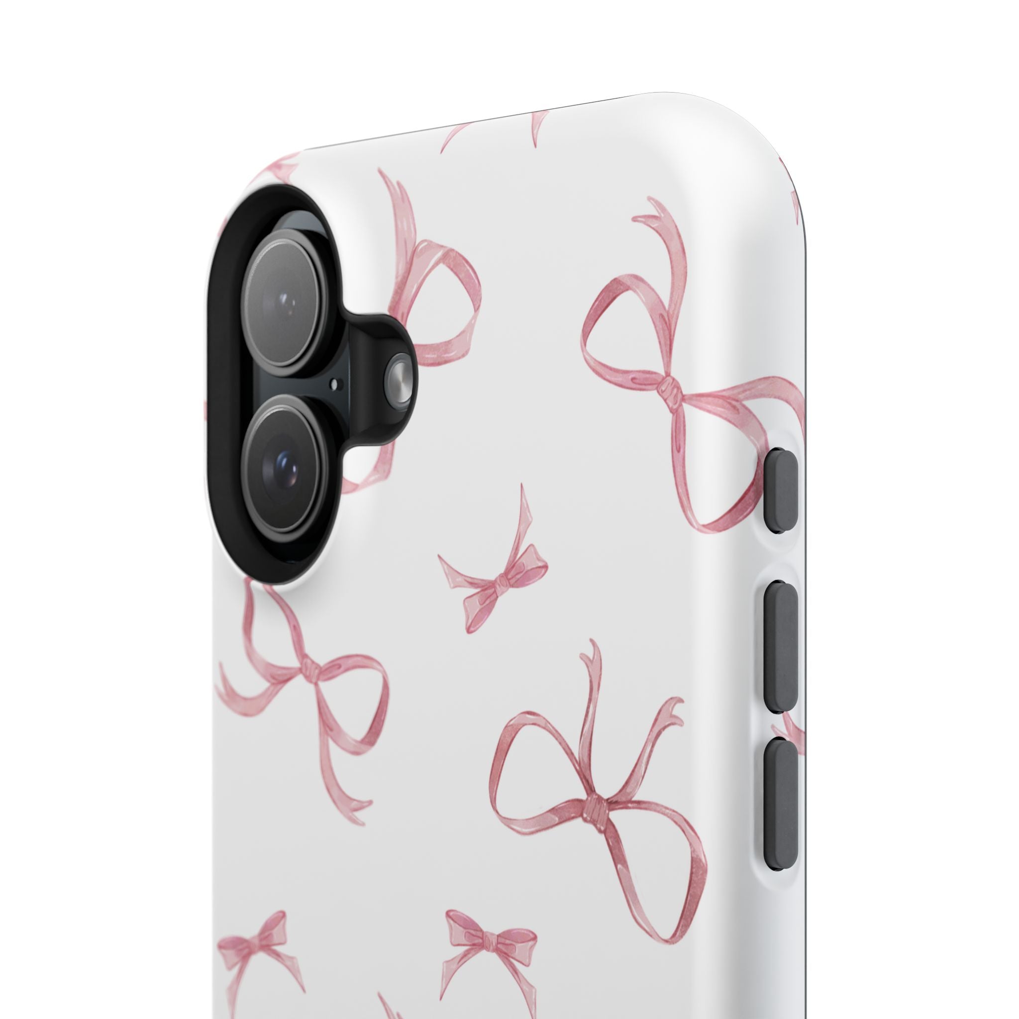 Customizable: Coquette Bow Stylish Impact-Resistant Phone Case