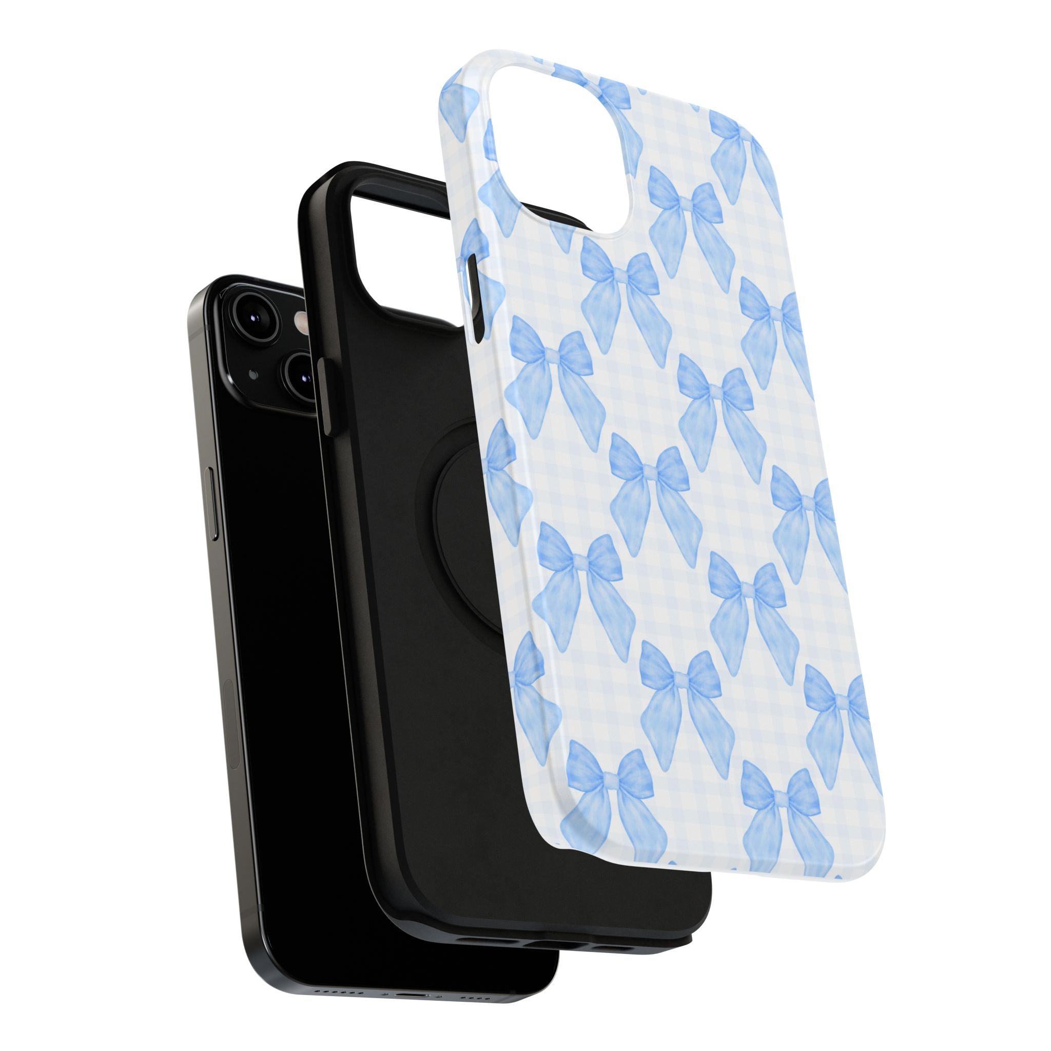 Customizable: Charming Bow Pattern Phone Case